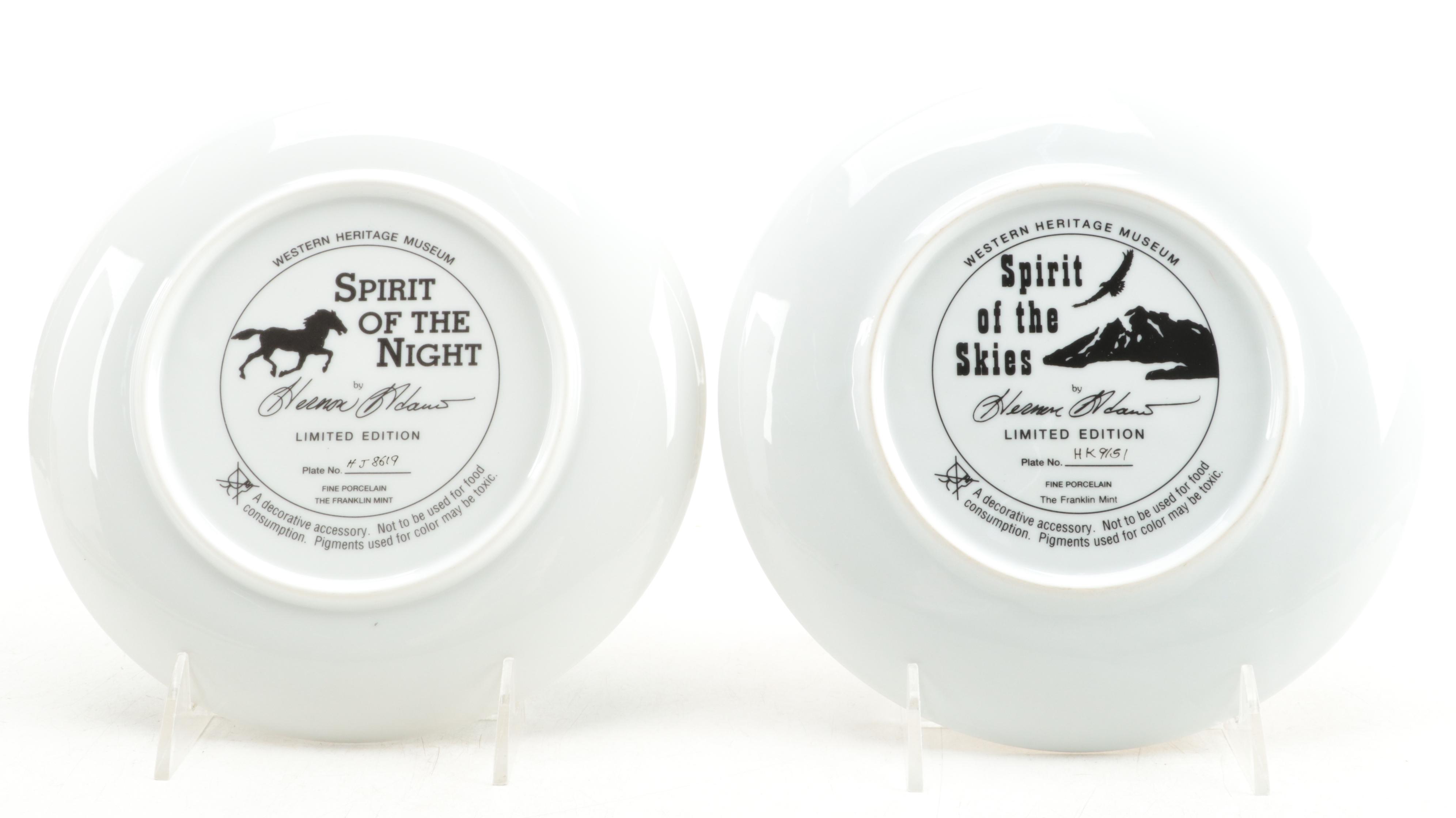 Franklin Mint Porcelain and Hamilton Collection Plastic Collector Plates