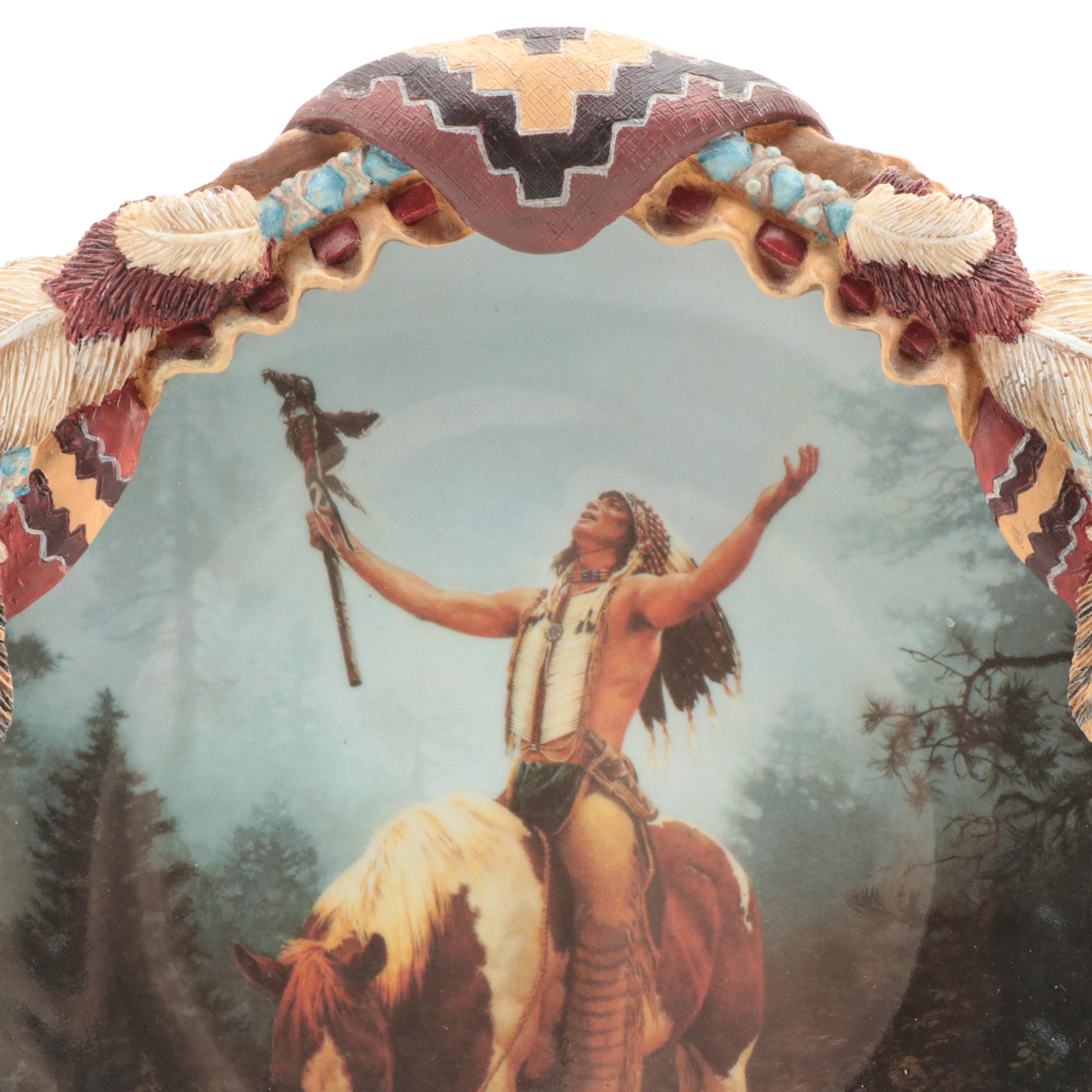 Franklin Mint Porcelain and Hamilton Collection Plastic Collector Plates