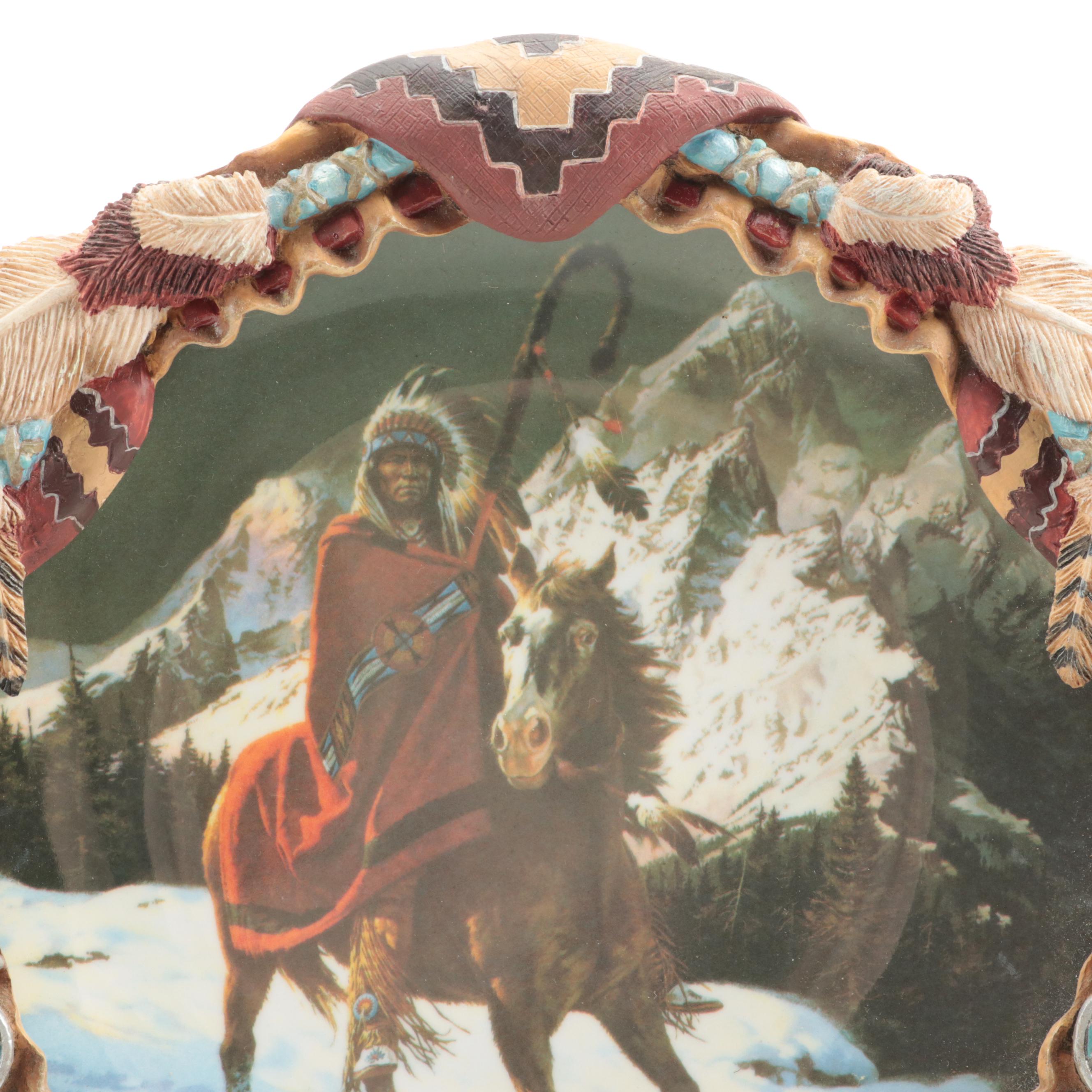 Franklin Mint Porcelain and Hamilton Collection Plastic Collector Plates