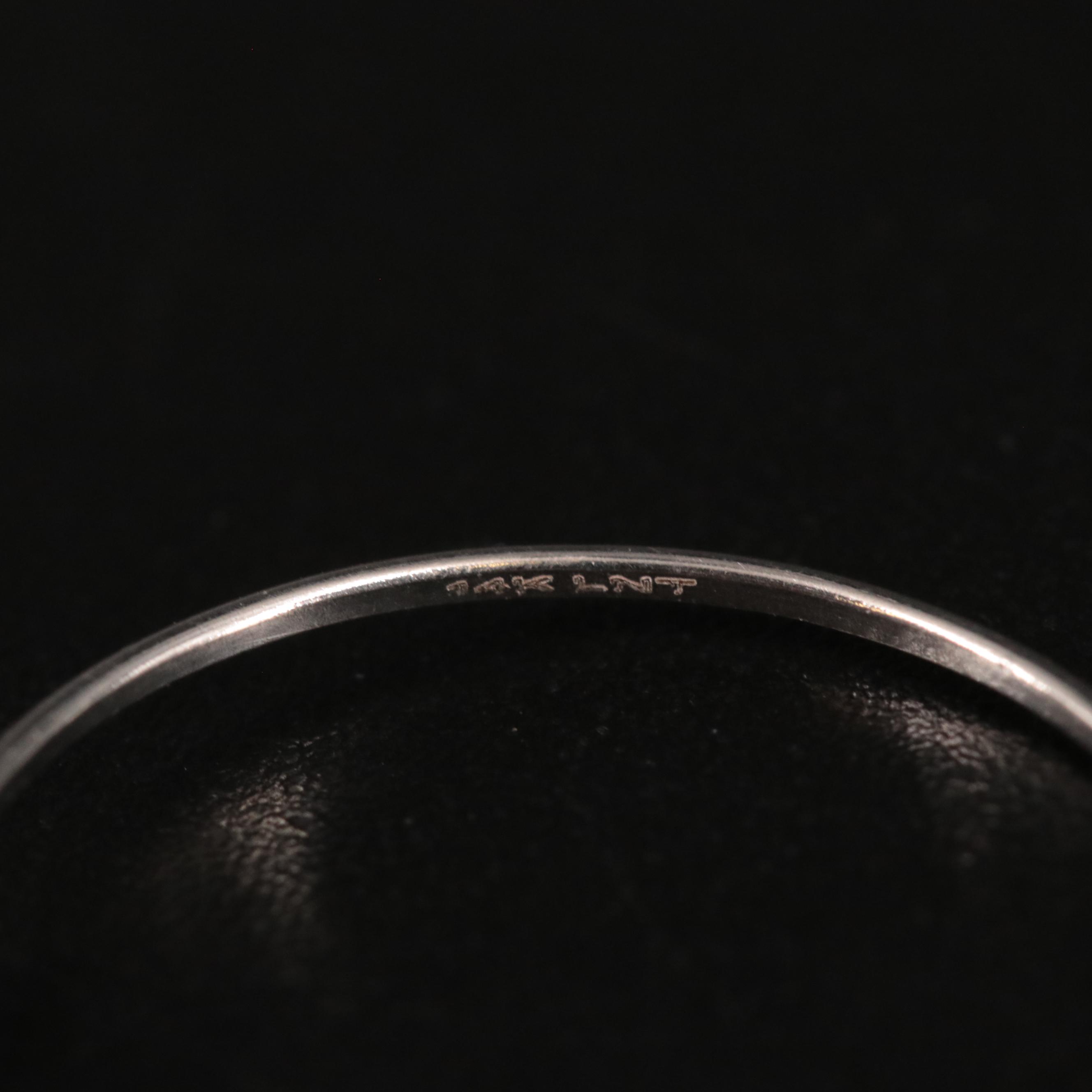 14K 0.35 CT Fancy Diamond Solitaire Ring