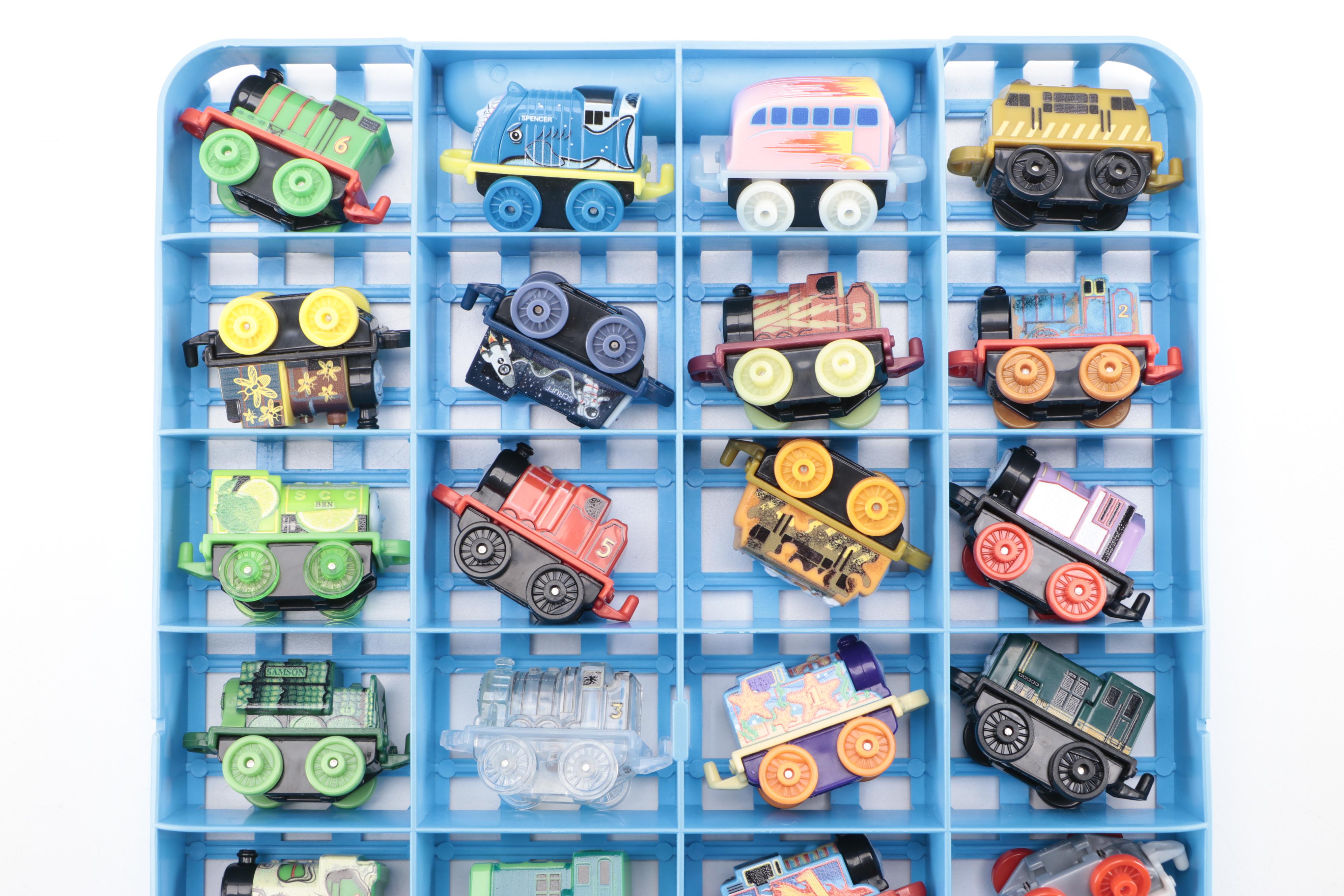 Thomas the Tank Engine Plastic Storage Case and Mini Trains