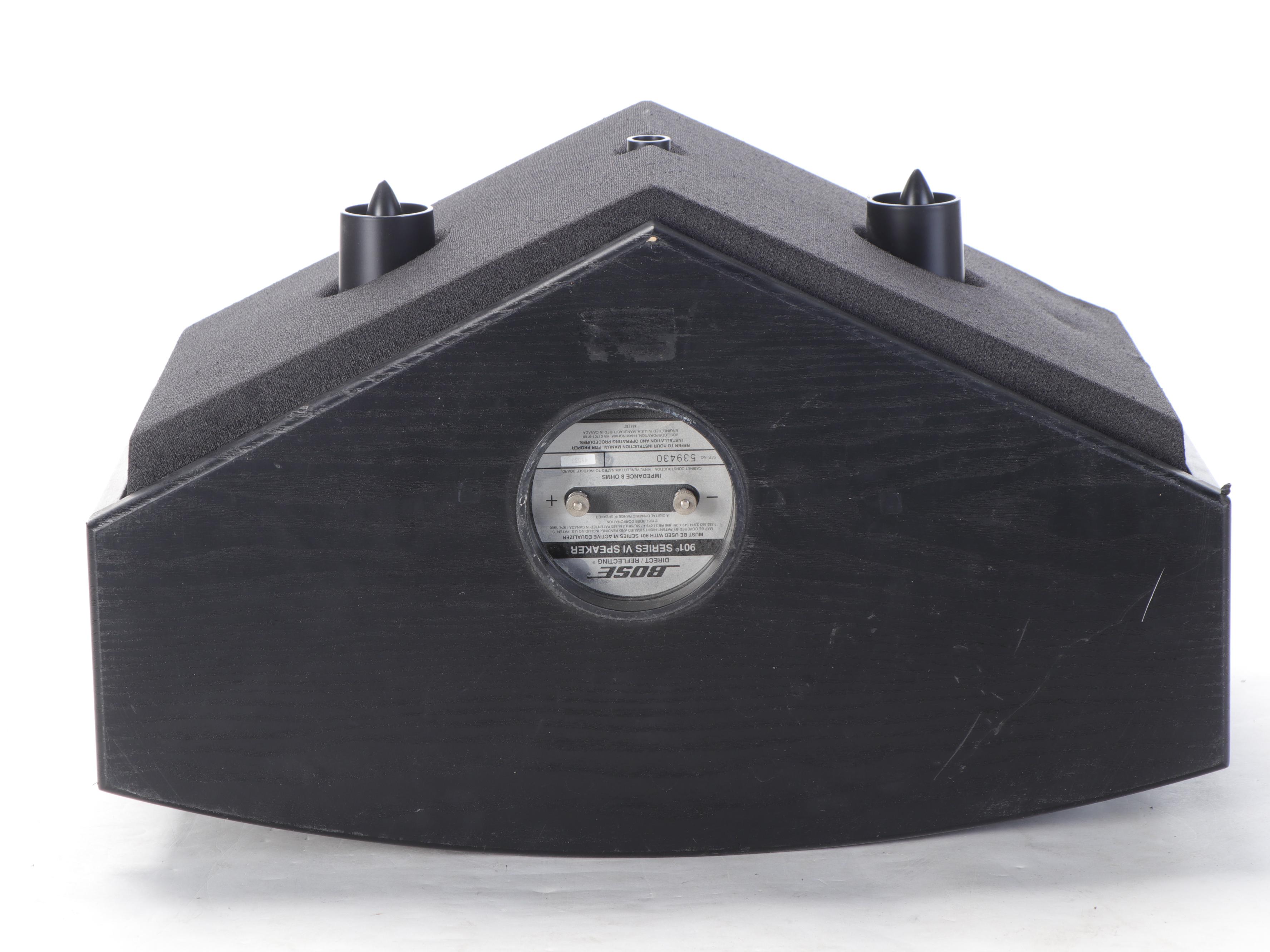 Bose 901 Series VI Loudspeakers With Stands and Active Equalizer