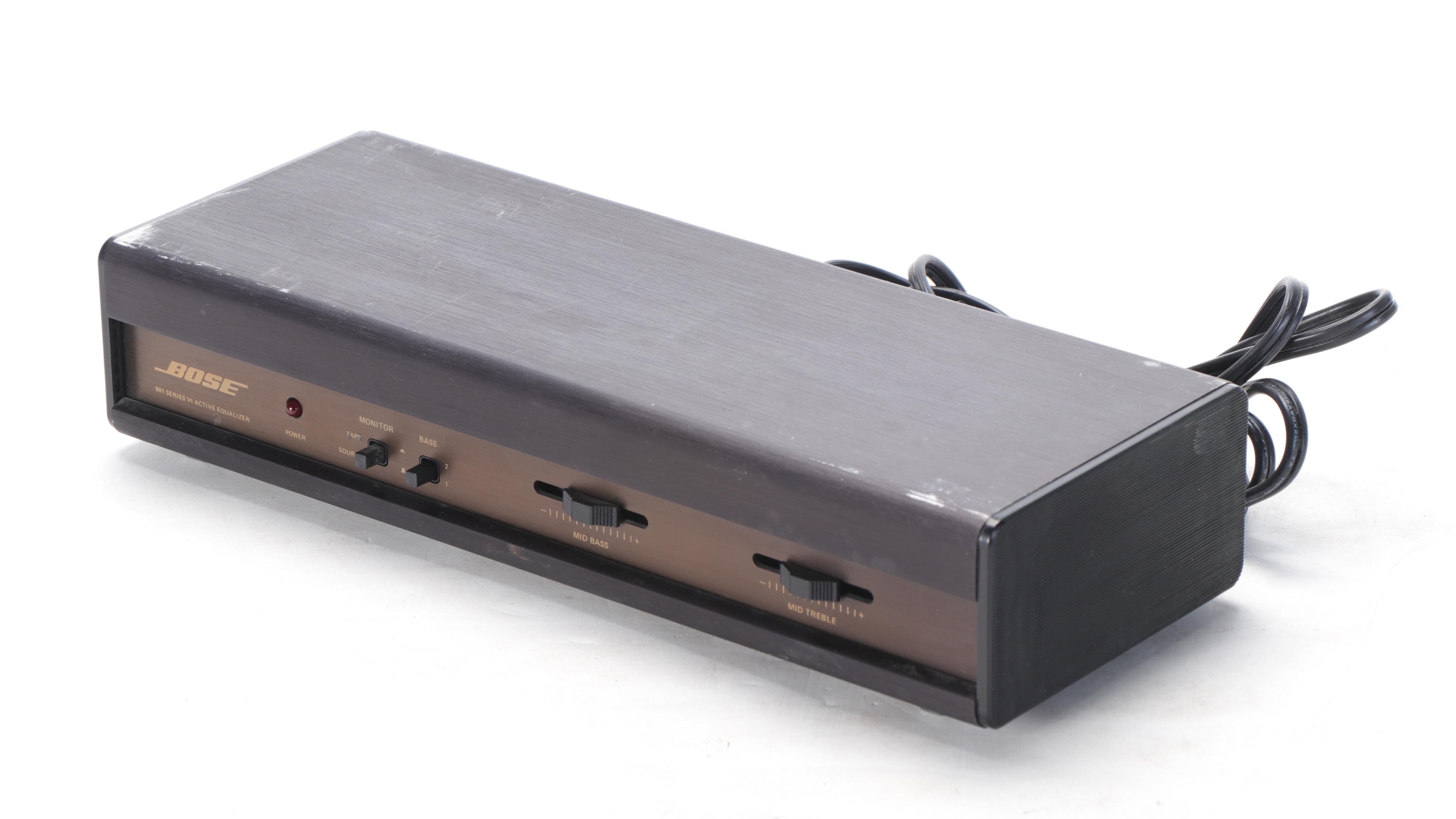 Bose 901 Series VI Loudspeakers With Stands and Active Equalizer