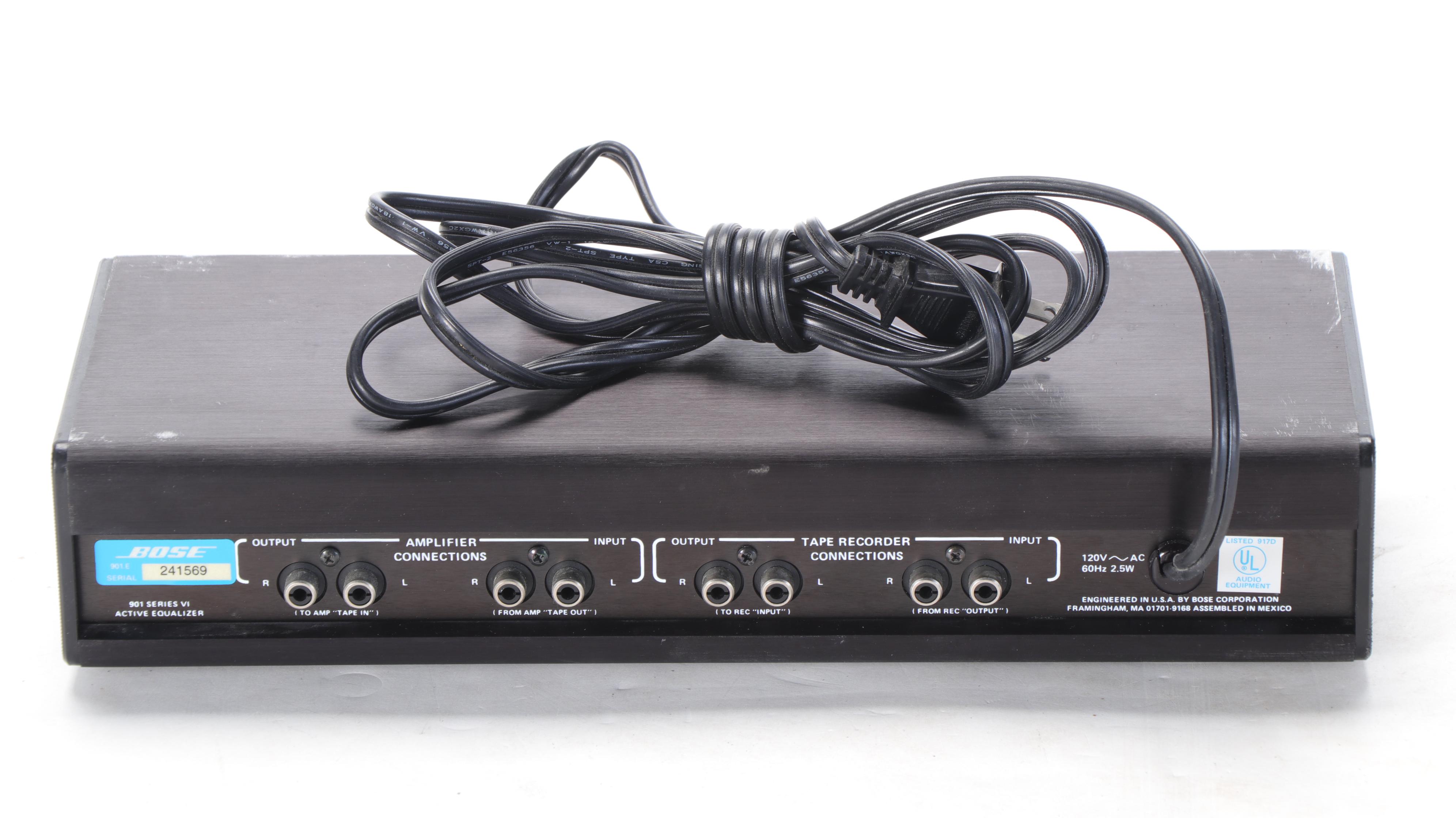 Bose 901 Series VI Loudspeakers With Stands and Active Equalizer