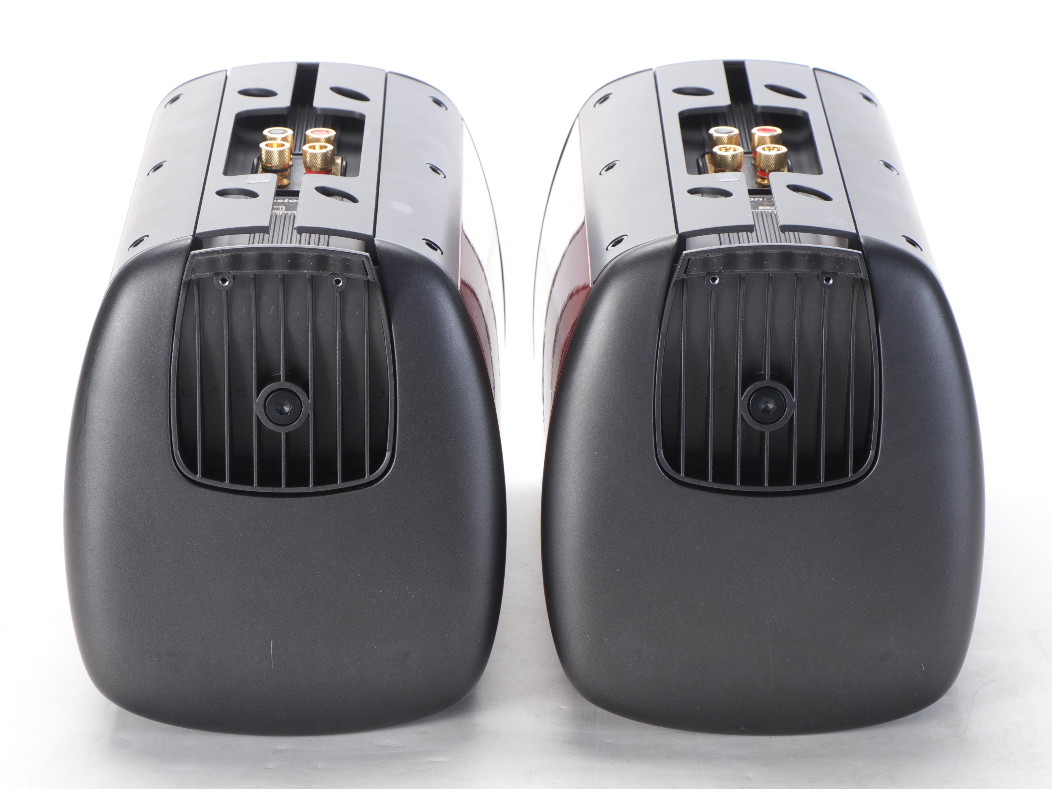 Boston Acoustics E60 Cherry Veneer Panel Bookshelf Speakers