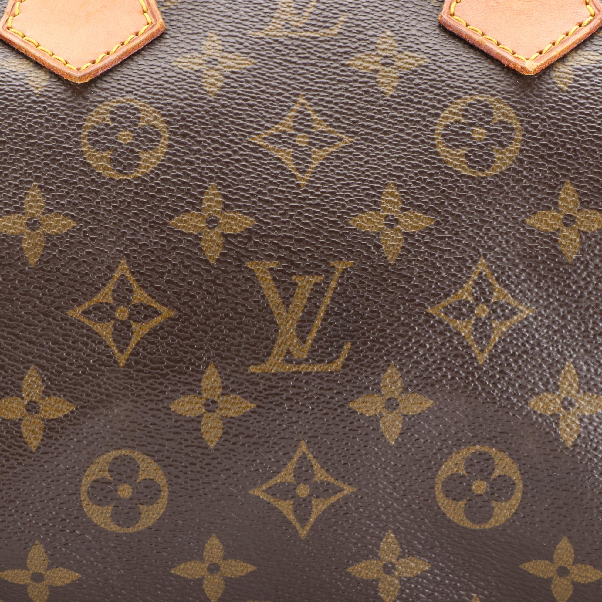 Louis Vuitton Speedy 25 in Monogram Canvas and Vachetta Leather