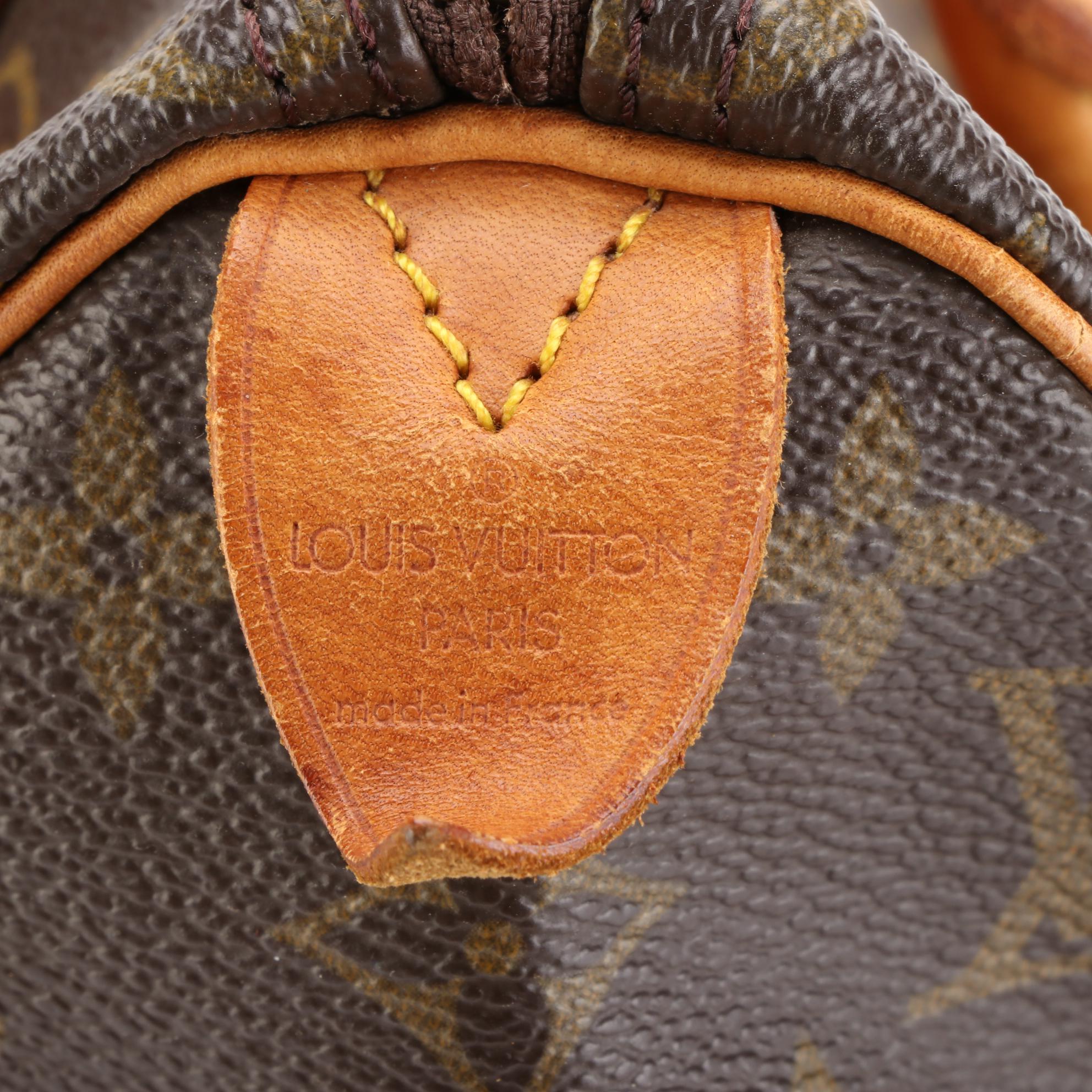 Louis Vuitton Speedy 25 in Monogram Canvas and Vachetta Leather
