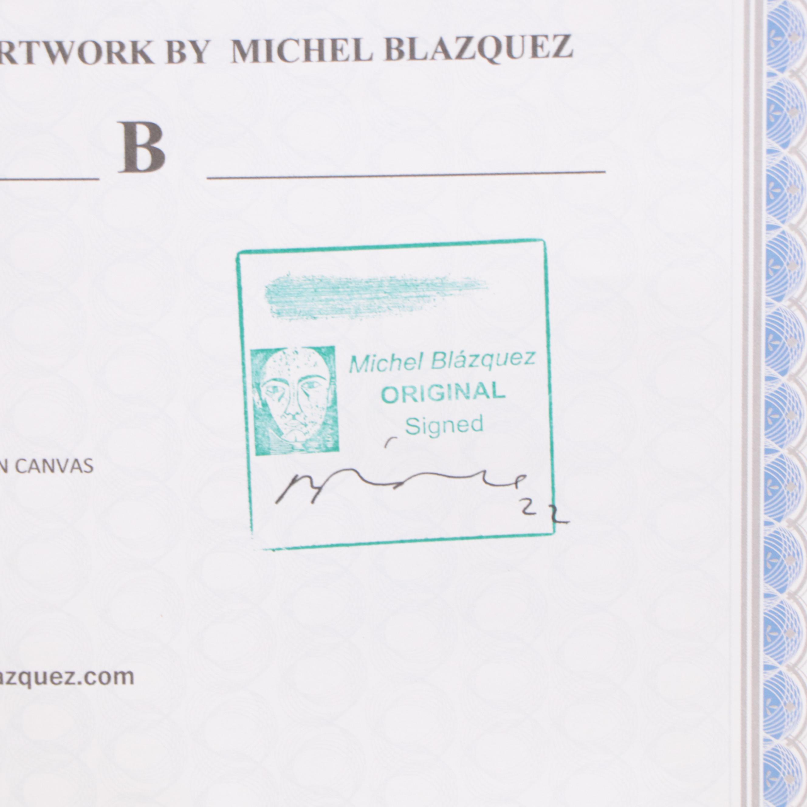 Michel Blázquez Acrylic Painting "Deja Vu #1," 2022