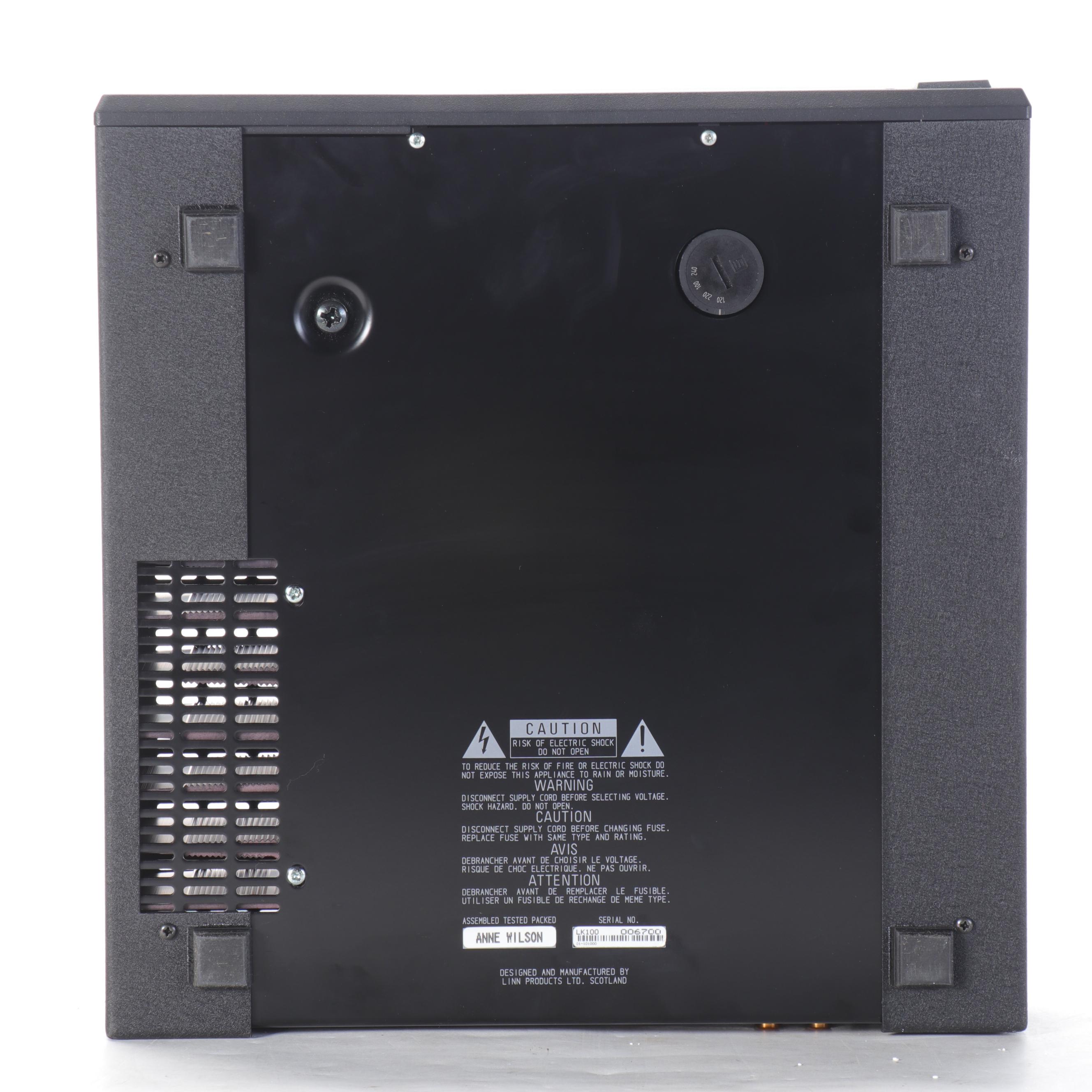 Linn LK100 and Linn LK280 Power Amplifiers, Late 20th Century