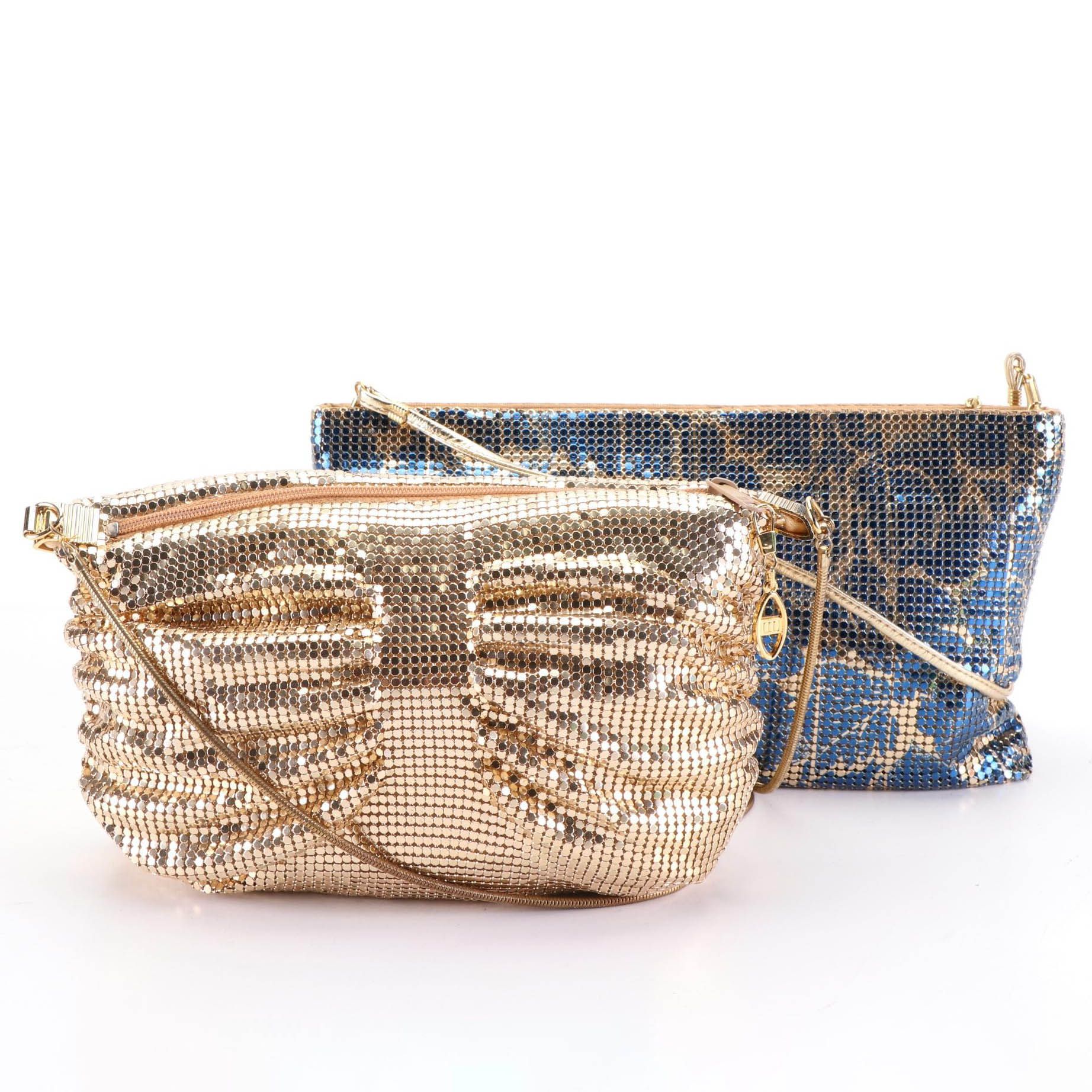Whiting & Davis and Other Mesh Convertible Clutch Evening Bags