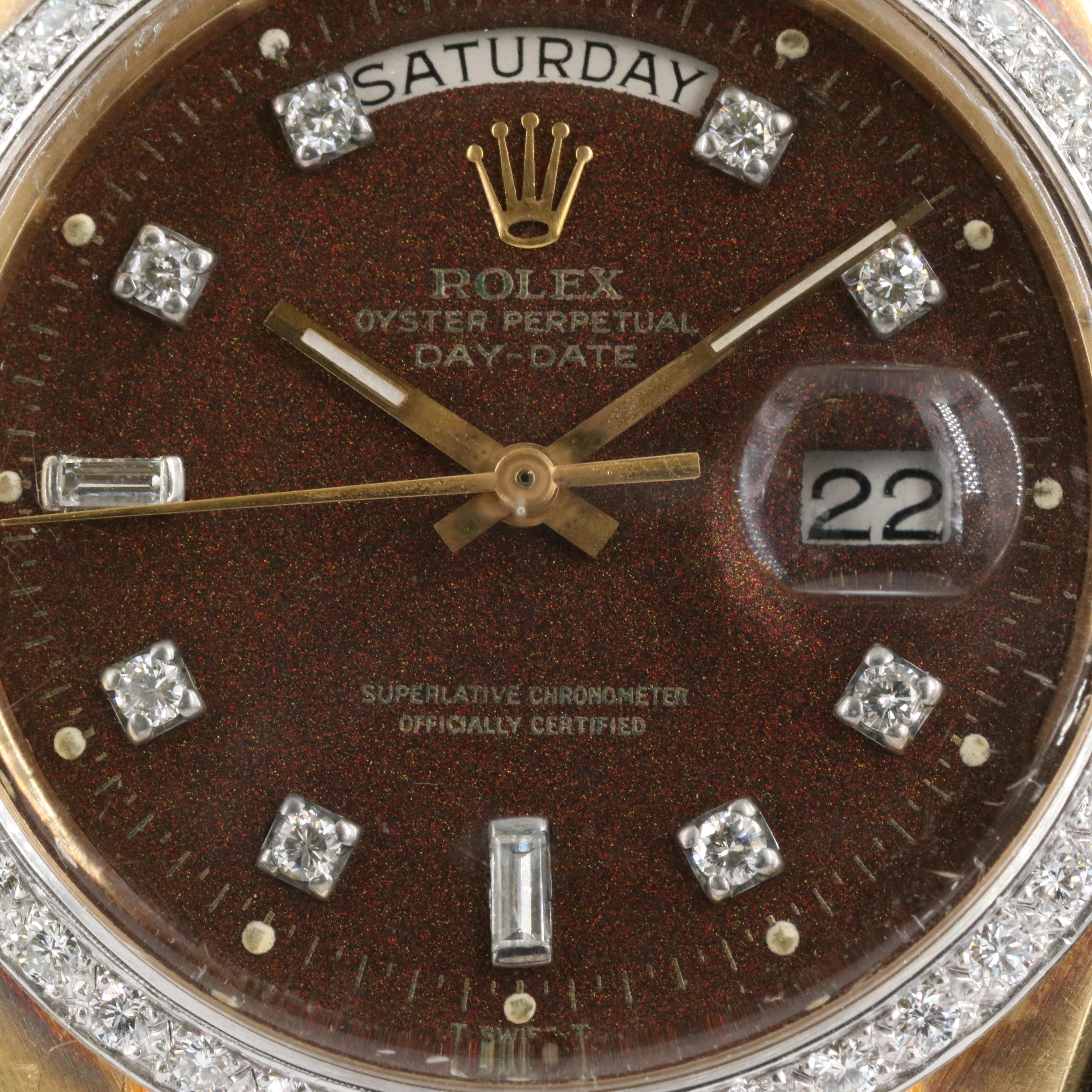 1971 Rolex "Presidental" Diamond Day - Date Platinum and 18K Watch