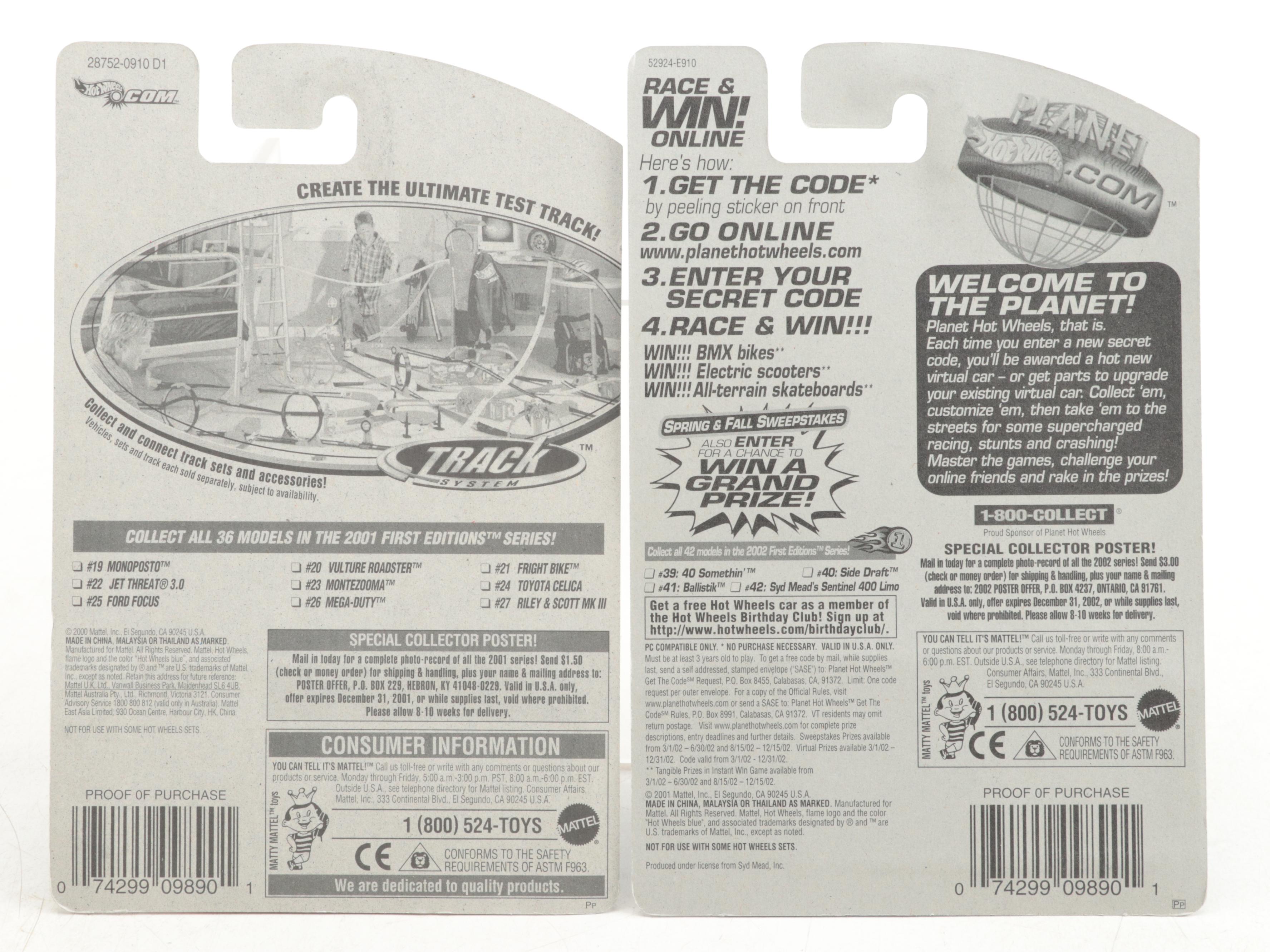 Hot Wheels Diecast Vehicles