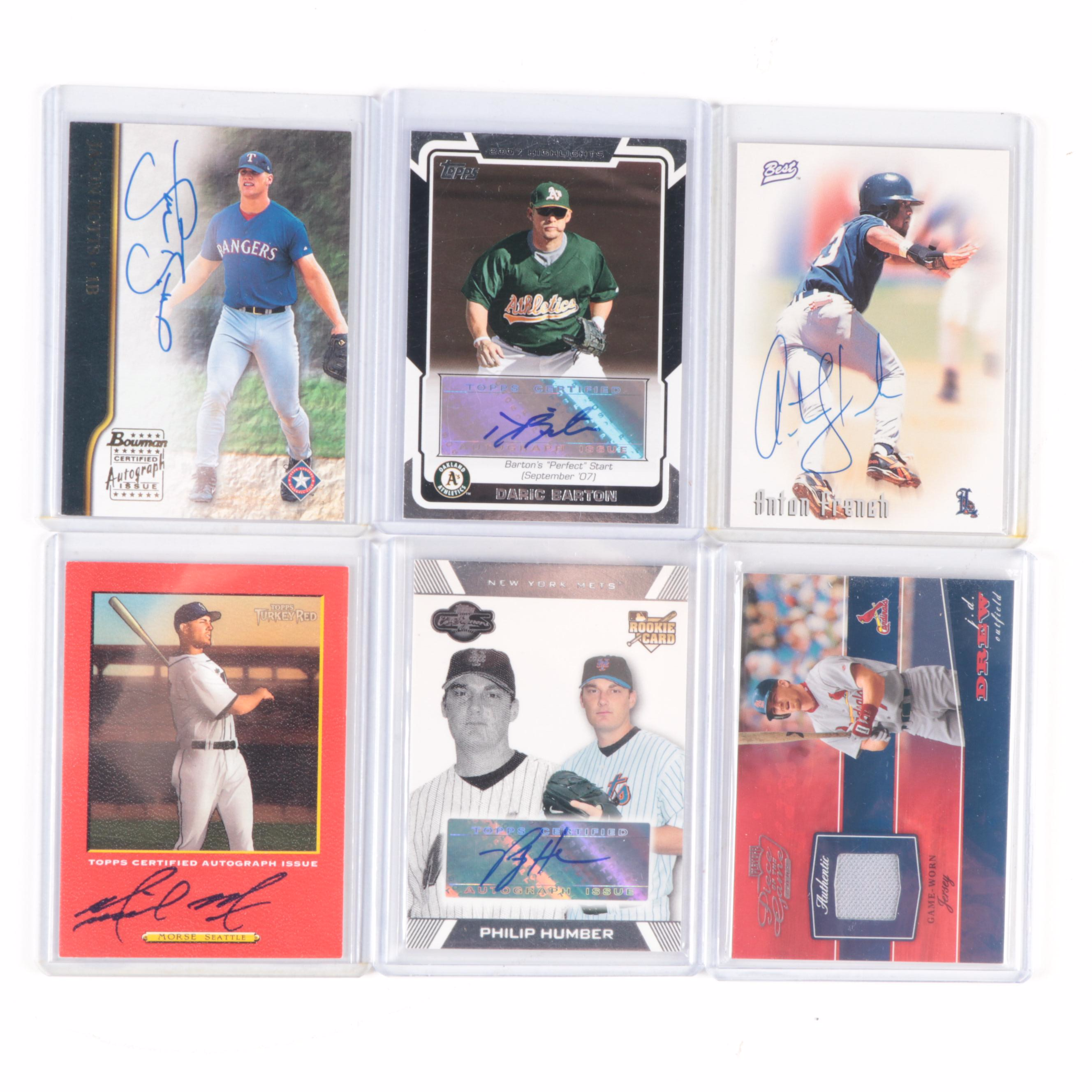 Front Row, More Baseball, Football, Basketball Cards, Signed Irvin, 1950s–2010s