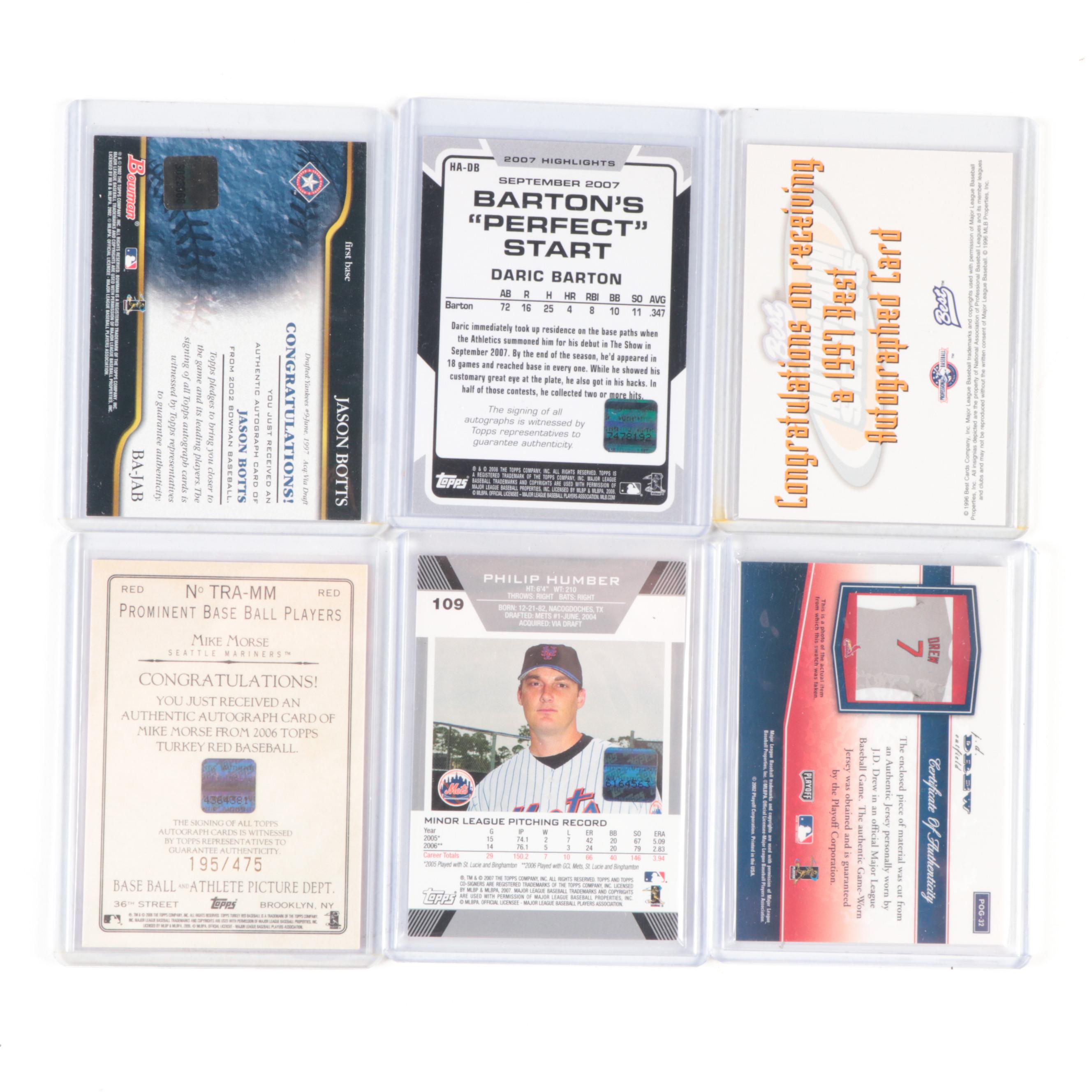 Front Row, More Baseball, Football, Basketball Cards, Signed Irvin, 1950s–2010s