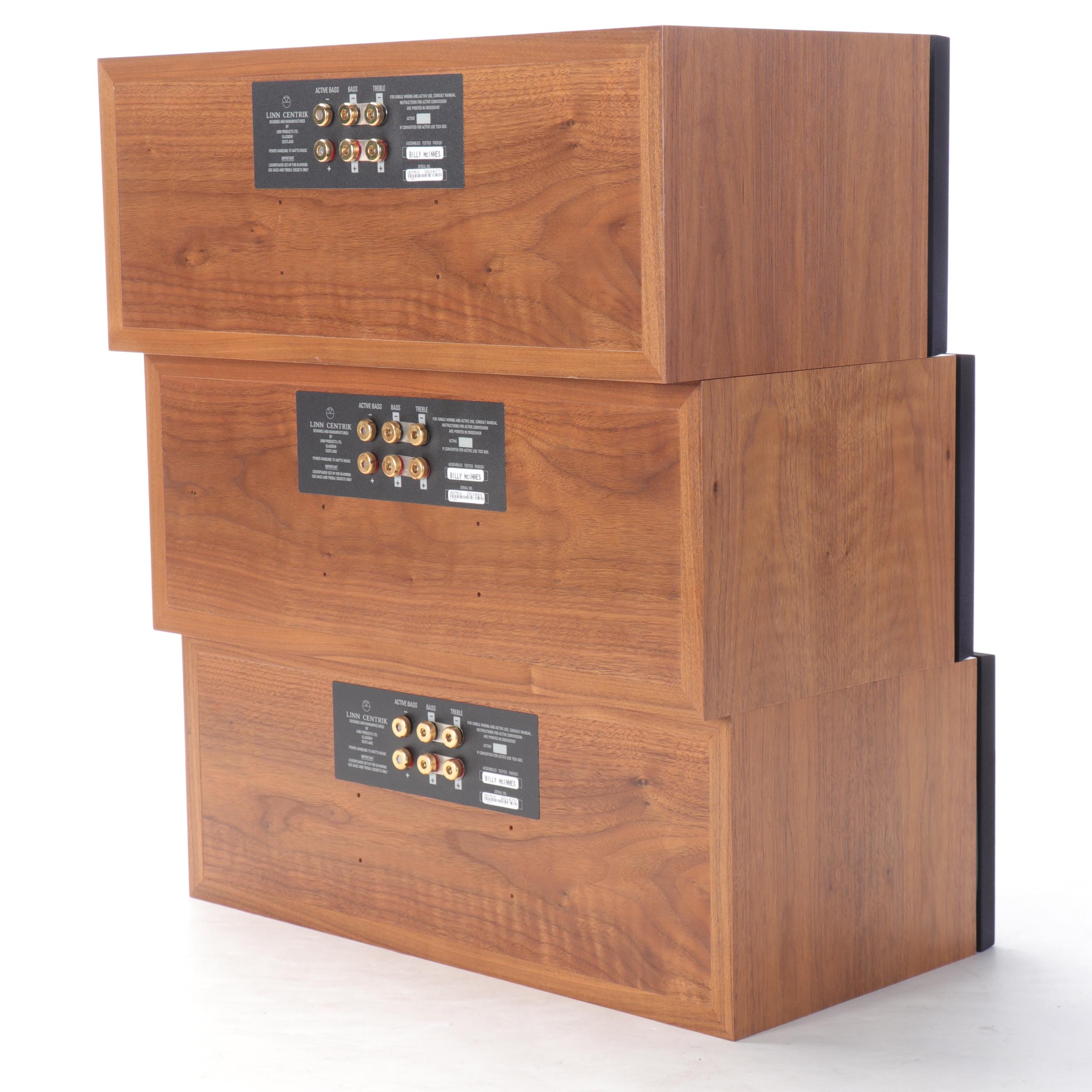 Linn Centrik Two-Way Center Speakers and Linn Tukan Bookshelf Speakers