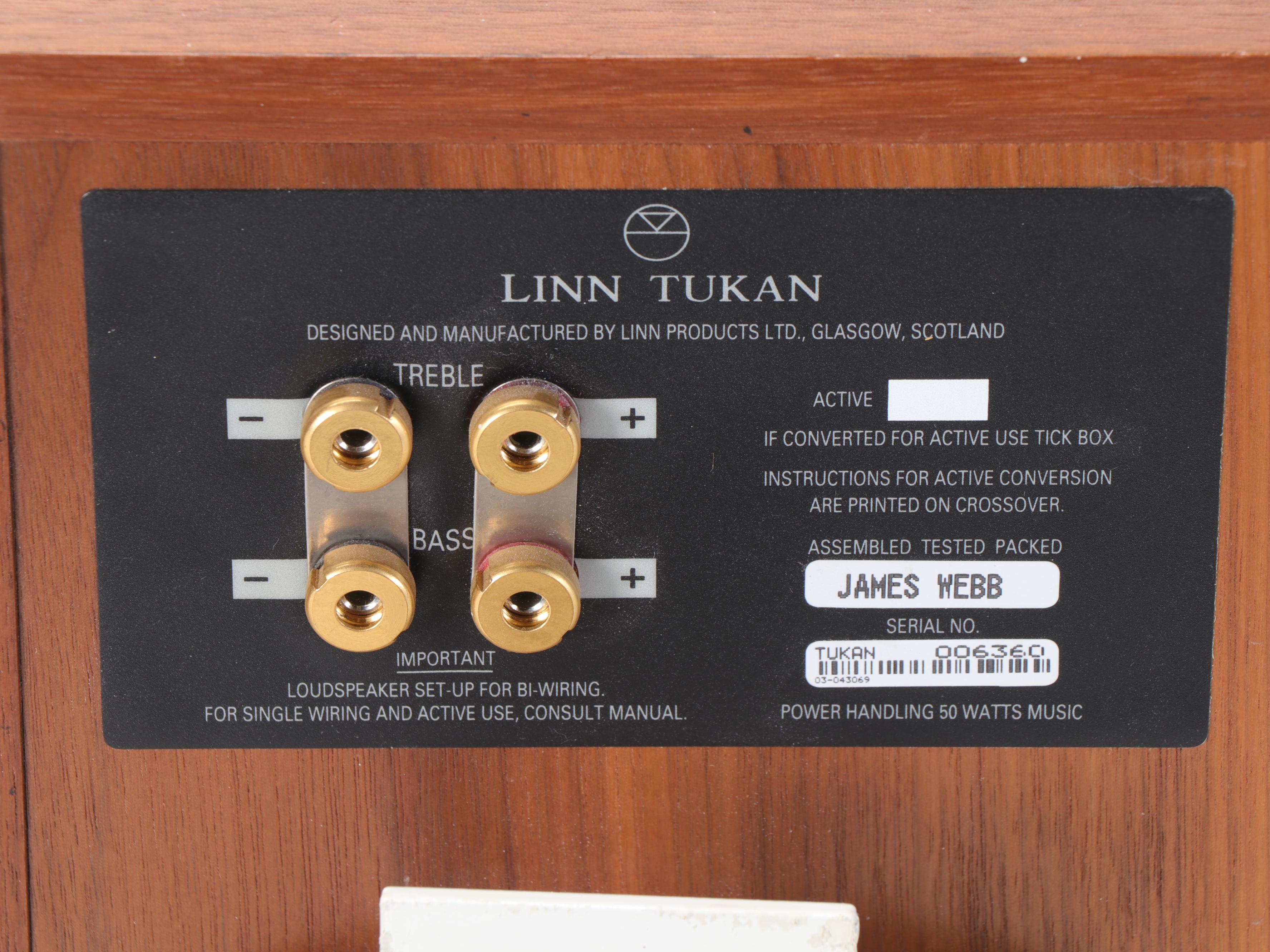 Linn Centrik Two-Way Center Speakers and Linn Tukan Bookshelf Speakers
