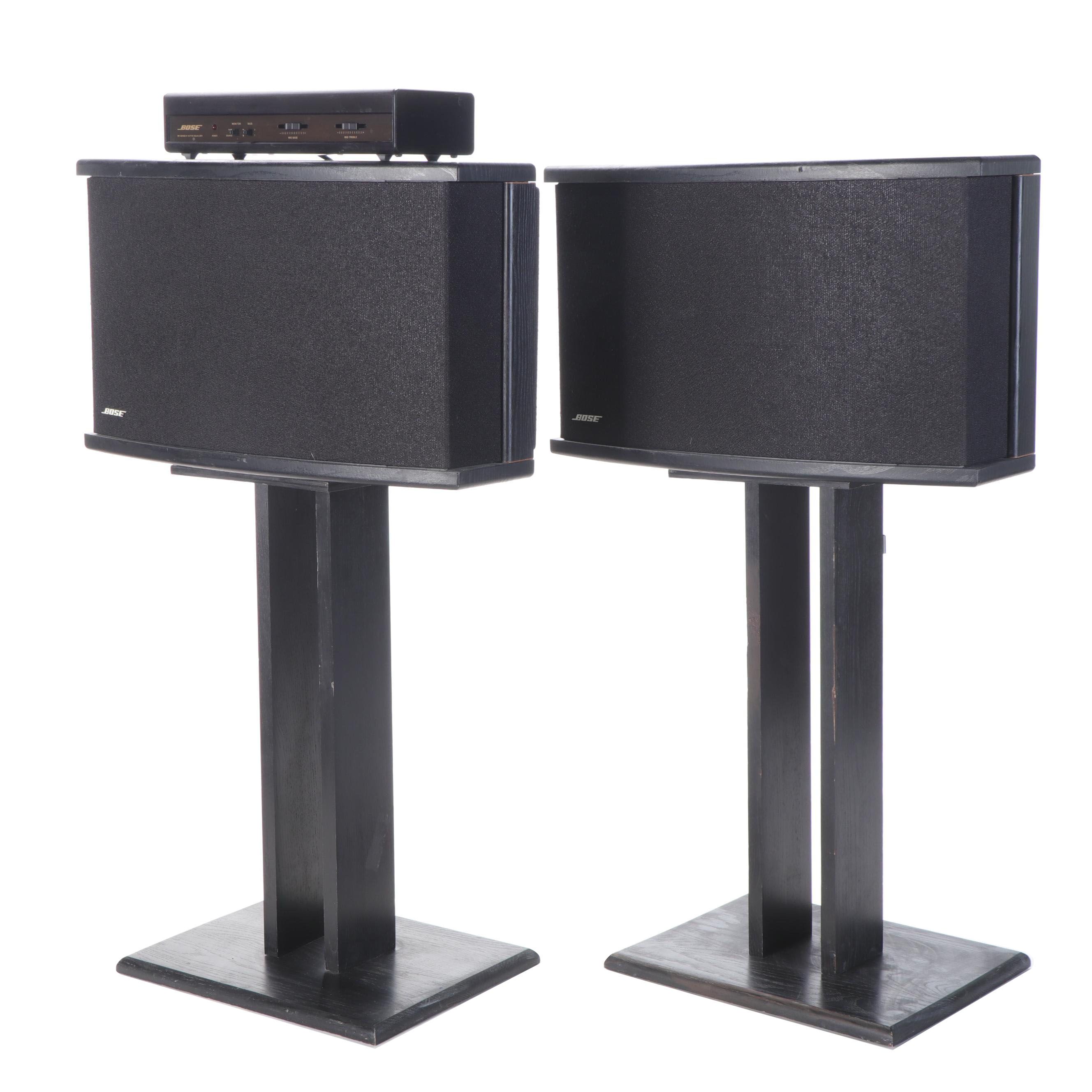 Bose 901 Series VI Loudspeakers With Stands and Active Equalizer
