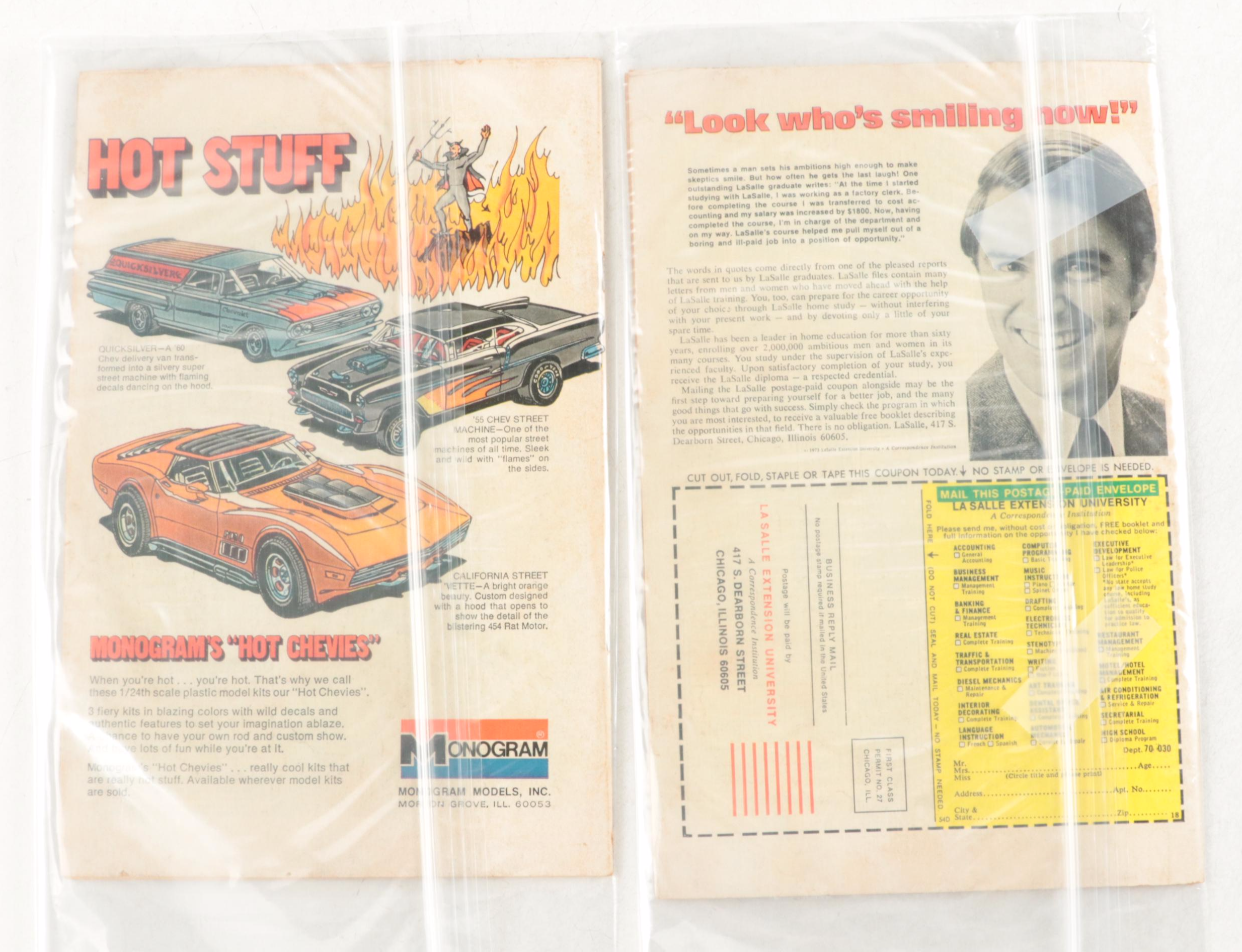 "The Amazing Spider-Man" with Other Bronze Age Comic Books and Coloring Books