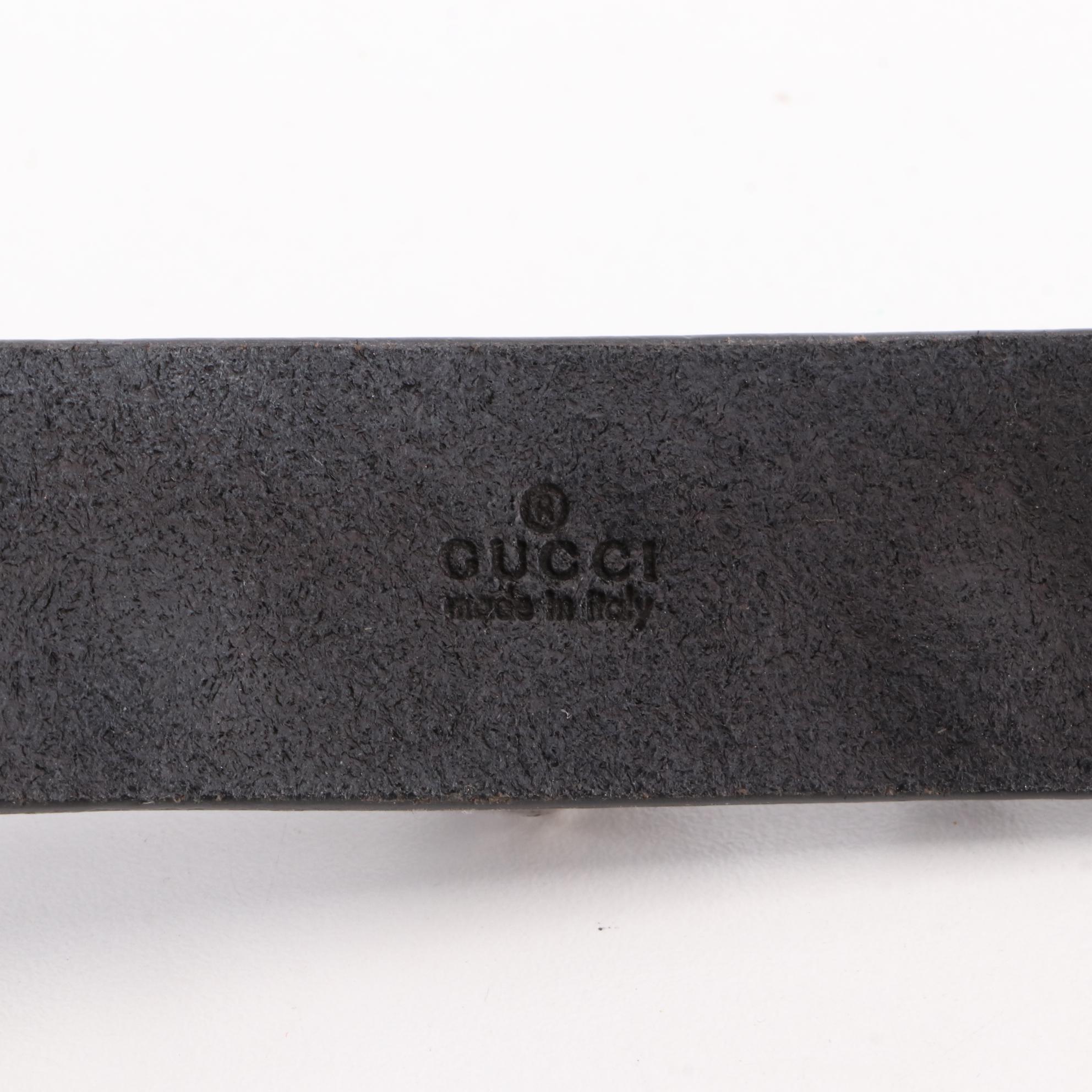 Gucci Feline Tiger Head Choker Collar in Studded Black Leather