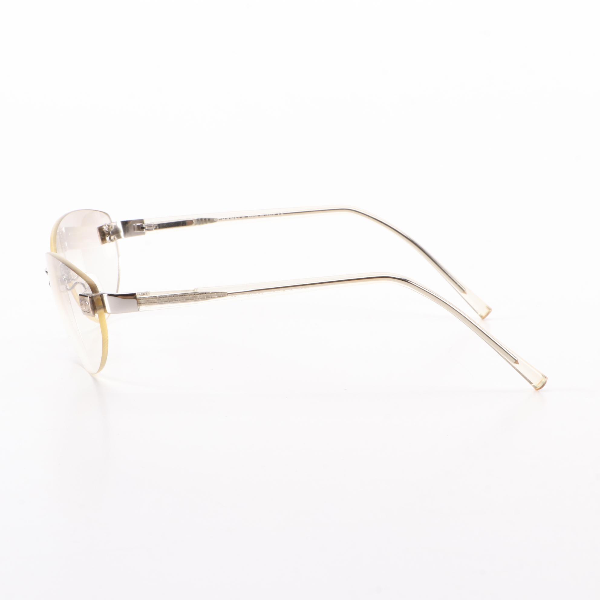 Chanel 4069 Rimless Sunglasses with Box and Case