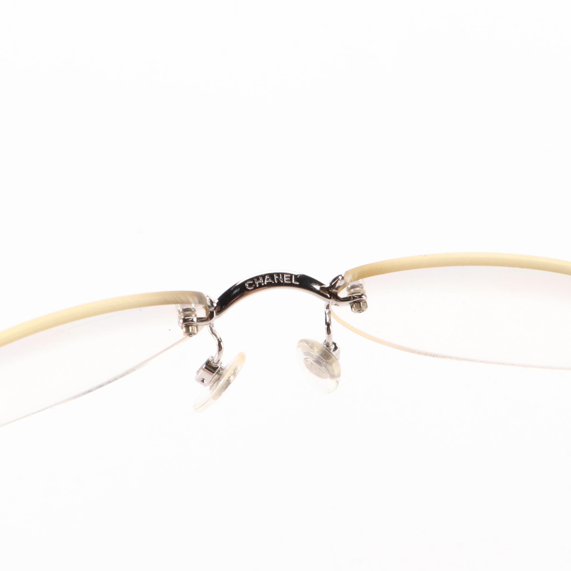 Chanel 4069 Rimless Sunglasses with Box and Case