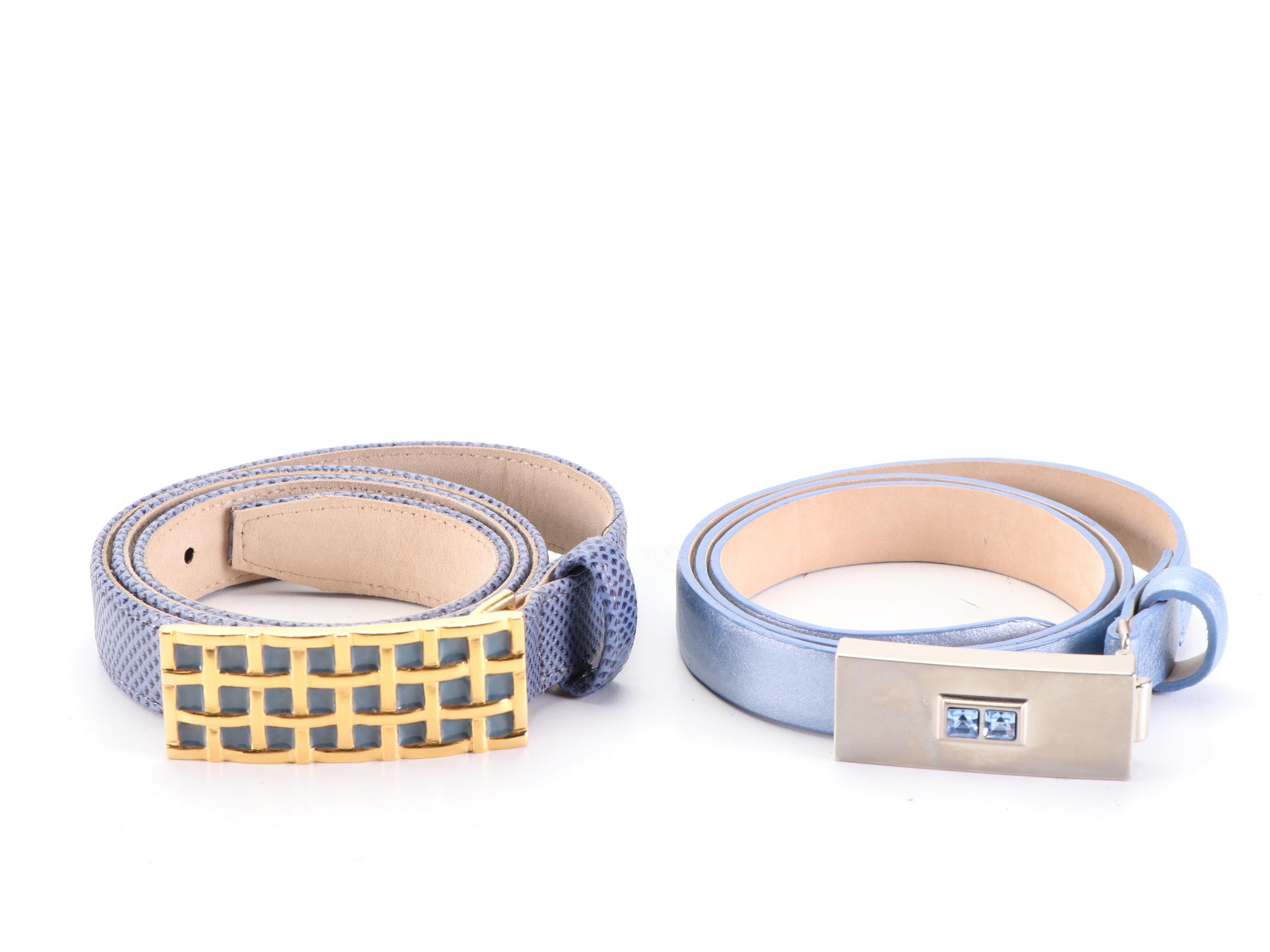 Alexis Kirk, Carlisle, David D. and More Belts in Leather, Snakeskin, and Suede