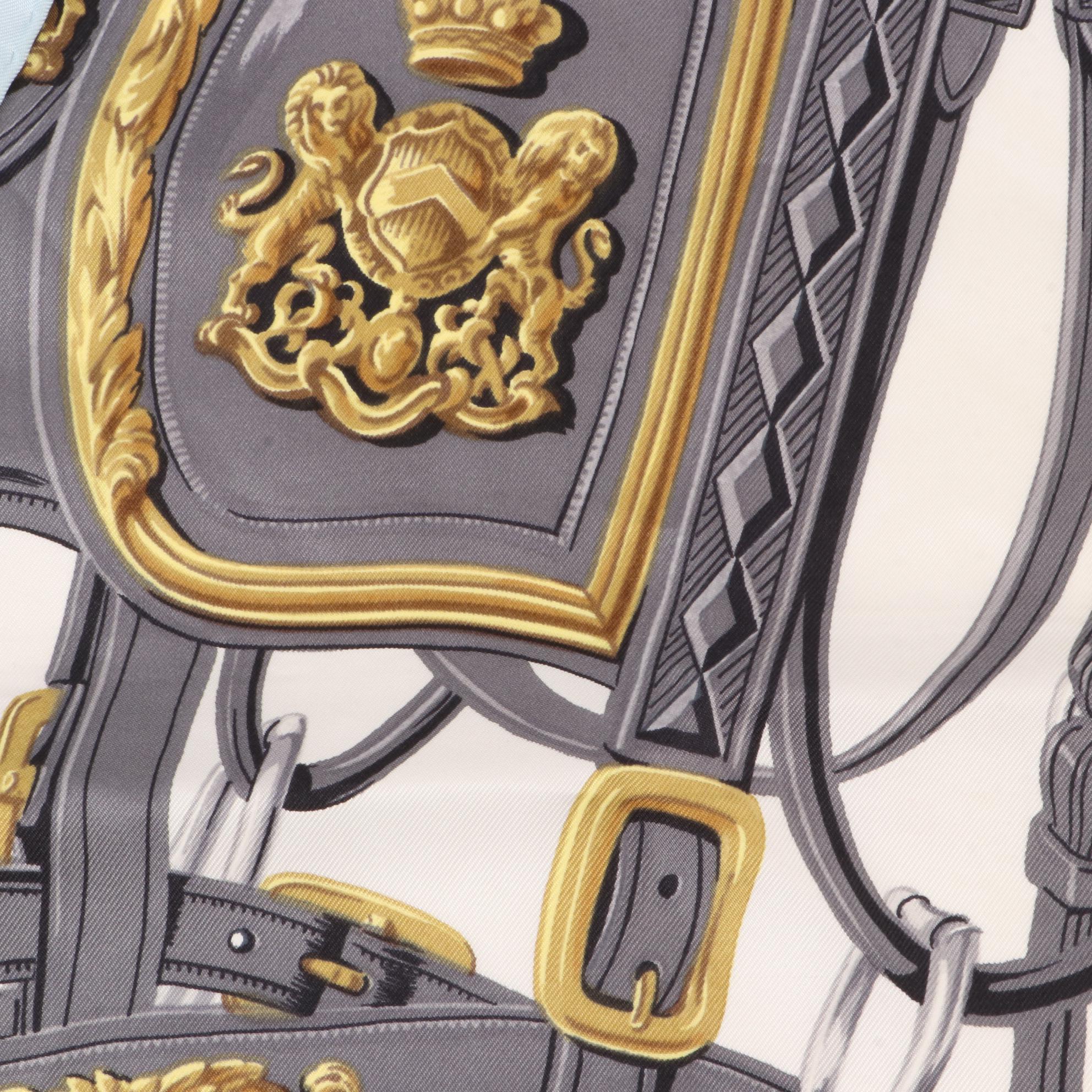 Hermès ''Brides de Gala'' Scarf 90 in Silk Twill