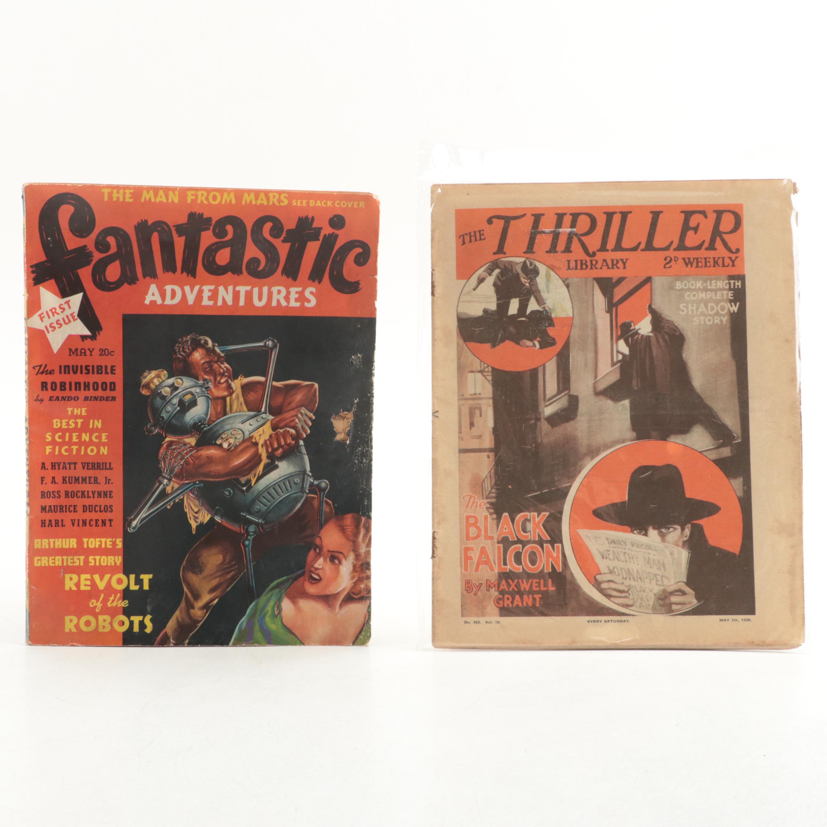 "Fantastic Adventures" and "The Thriller Library" Magazines, 1938–1939