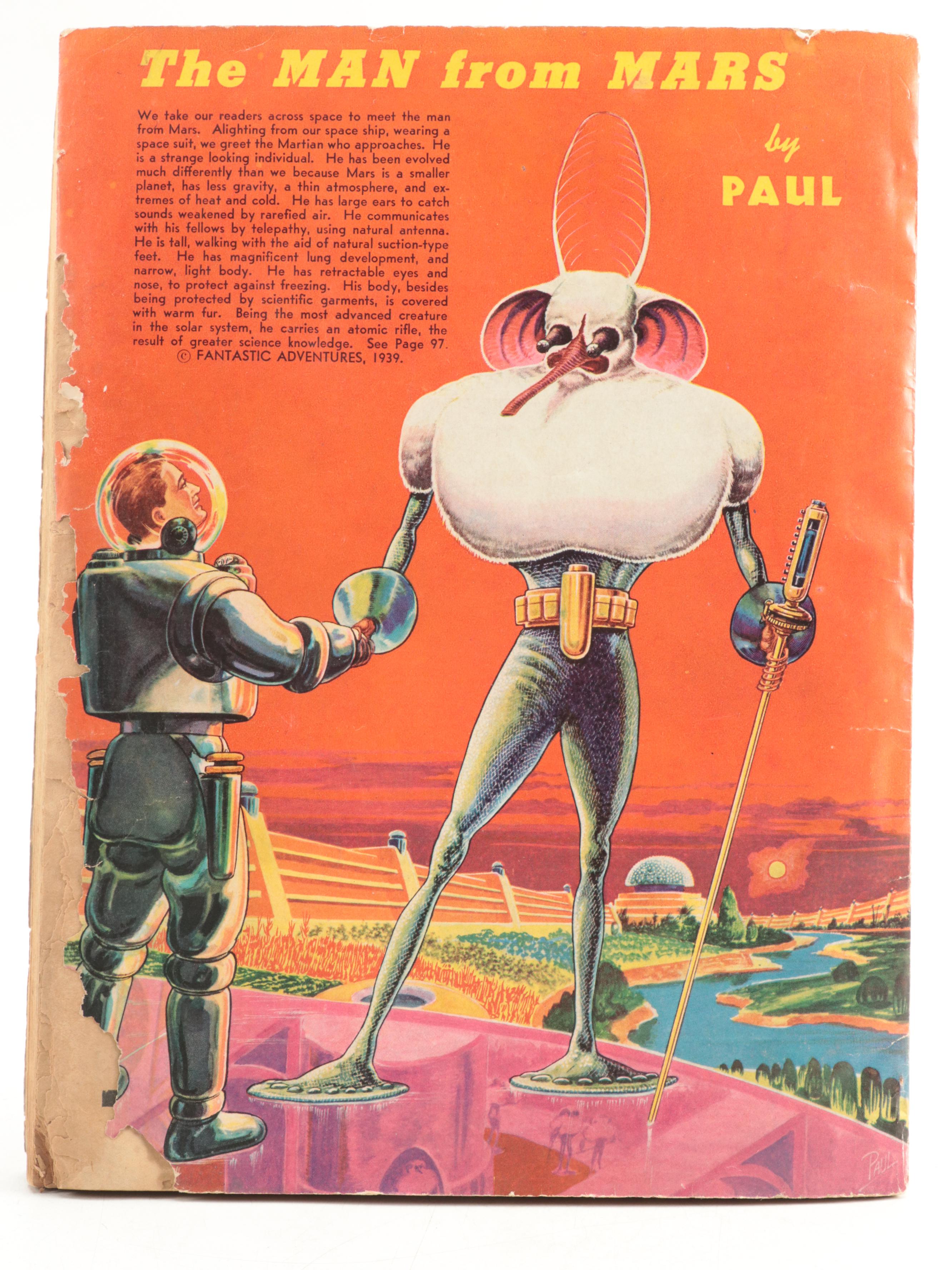 "Fantastic Adventures" and "The Thriller Library" Magazines, 1938–1939