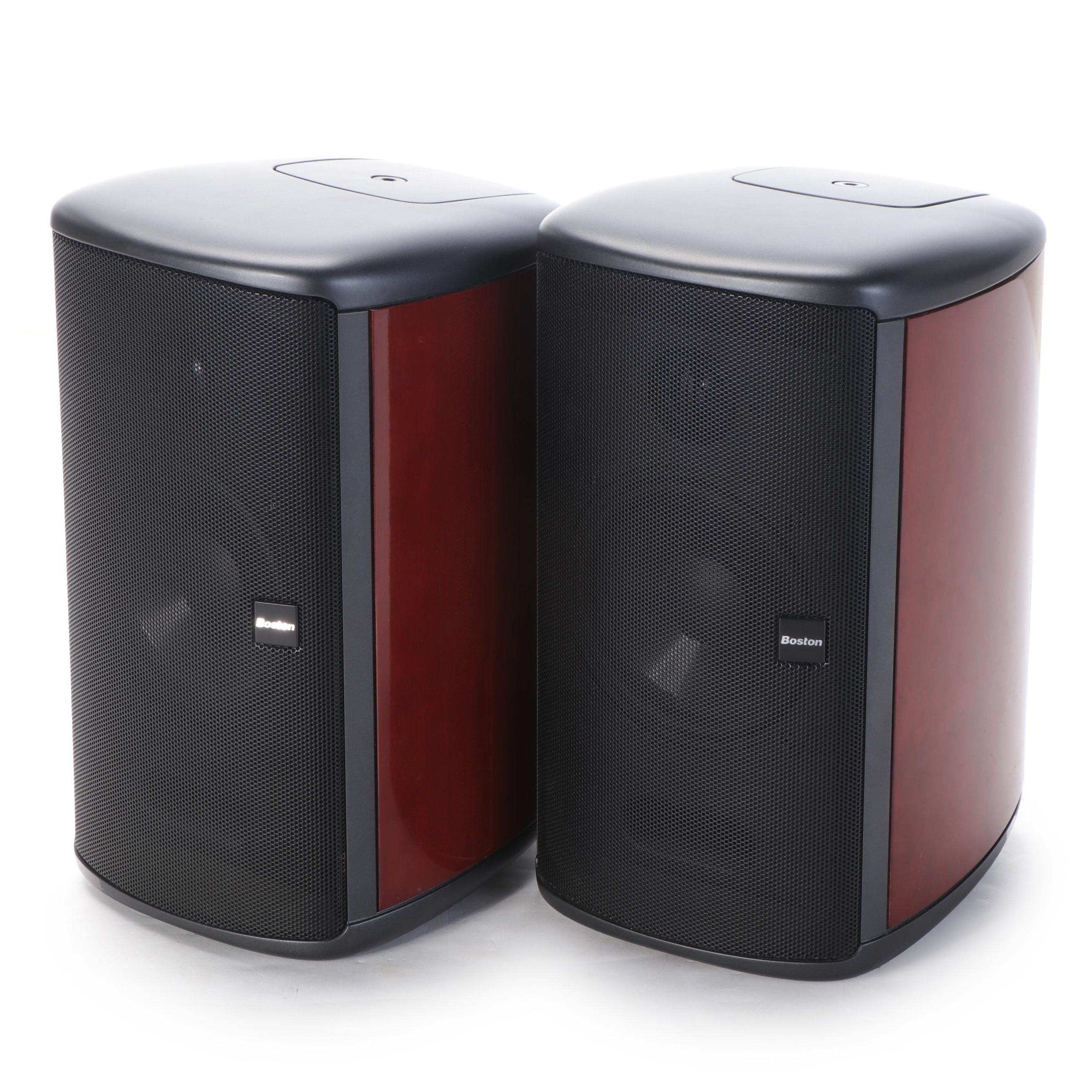 Boston Acoustics E60 Cherry Veneer Panel Bookshelf Speakers