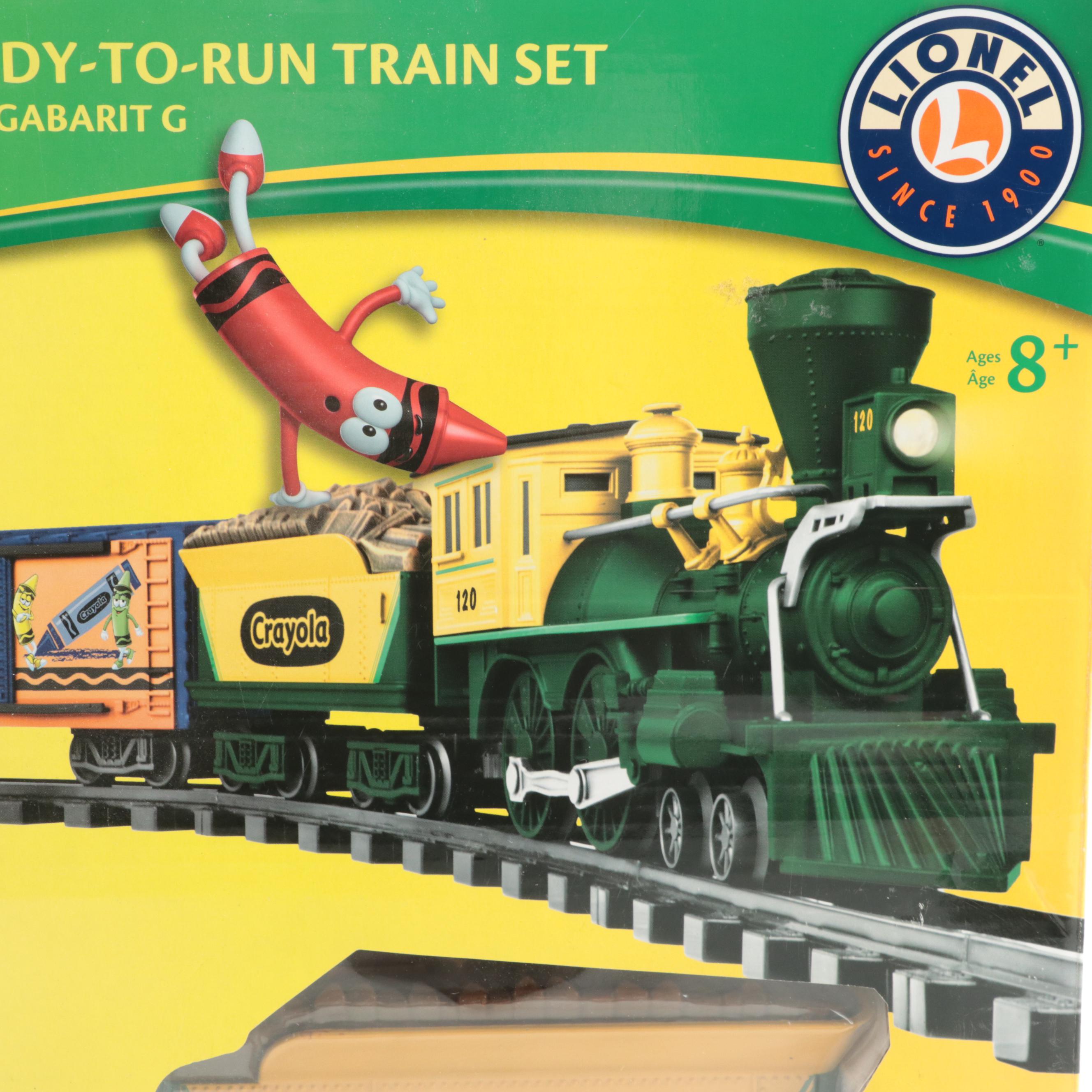 Lionel Crayola G Gauge Battery Powered Train Set