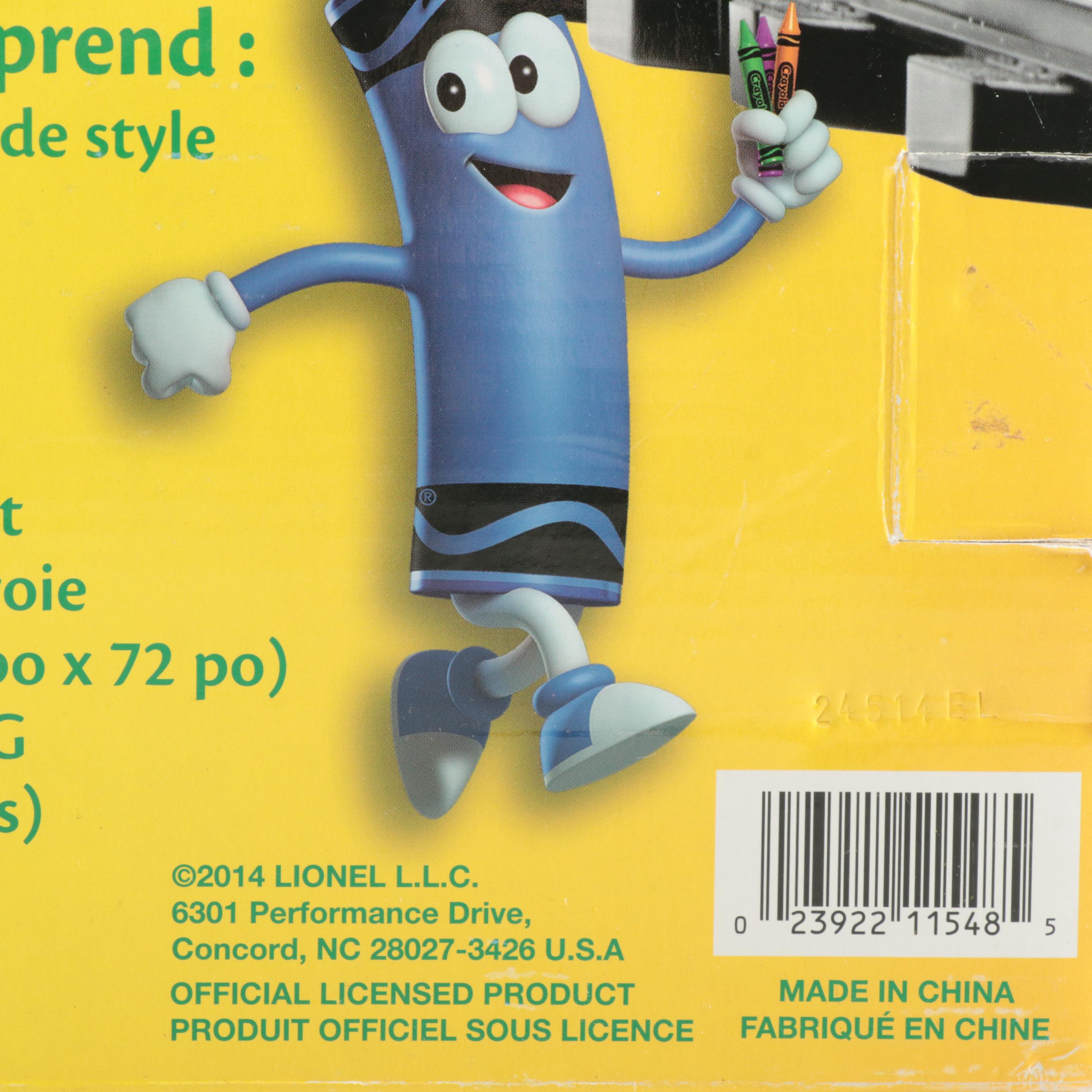 Lionel Crayola G Gauge Battery Powered Train Set