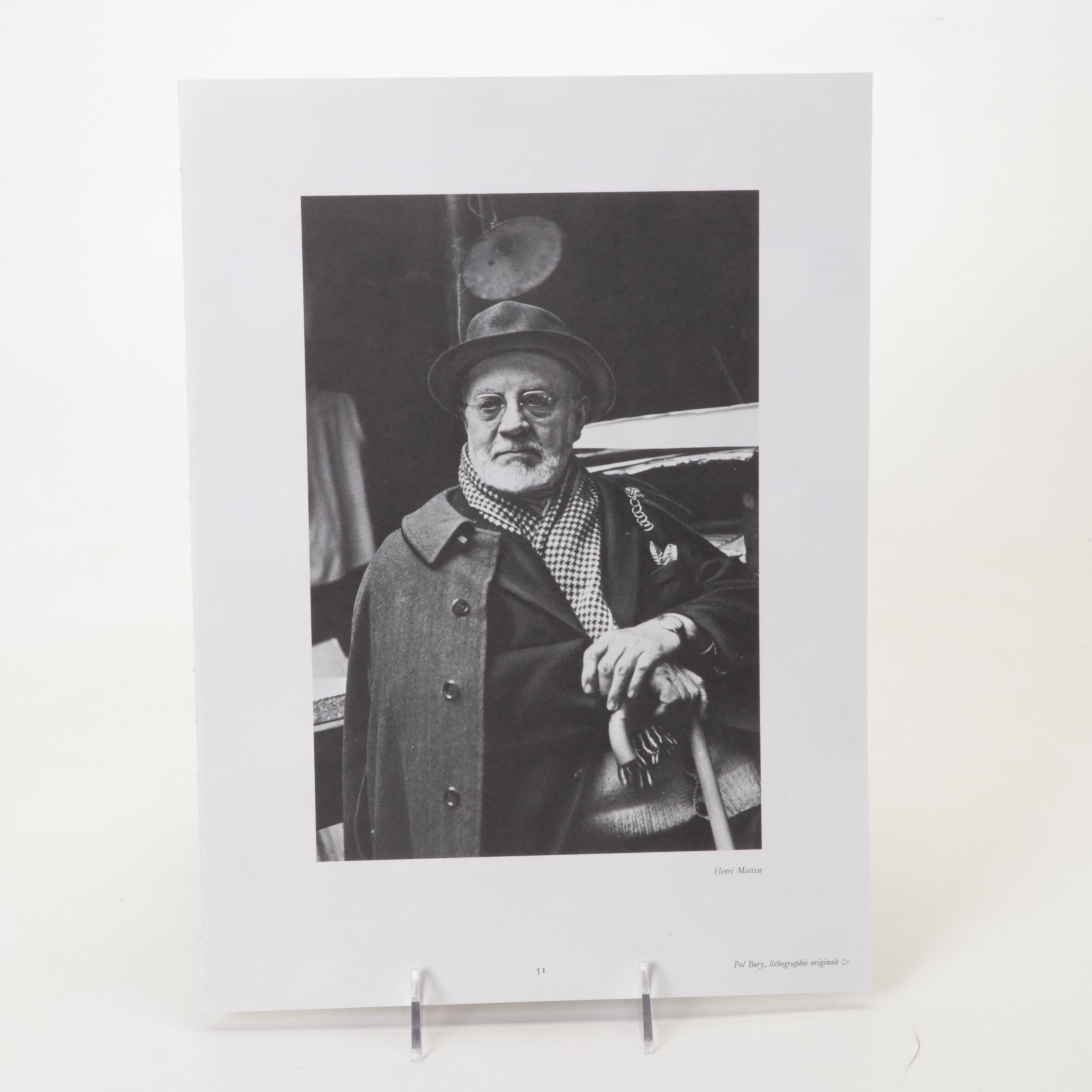 Pol Bury Double-Page Color Lithograph for "Derrière le Miroir," 1982