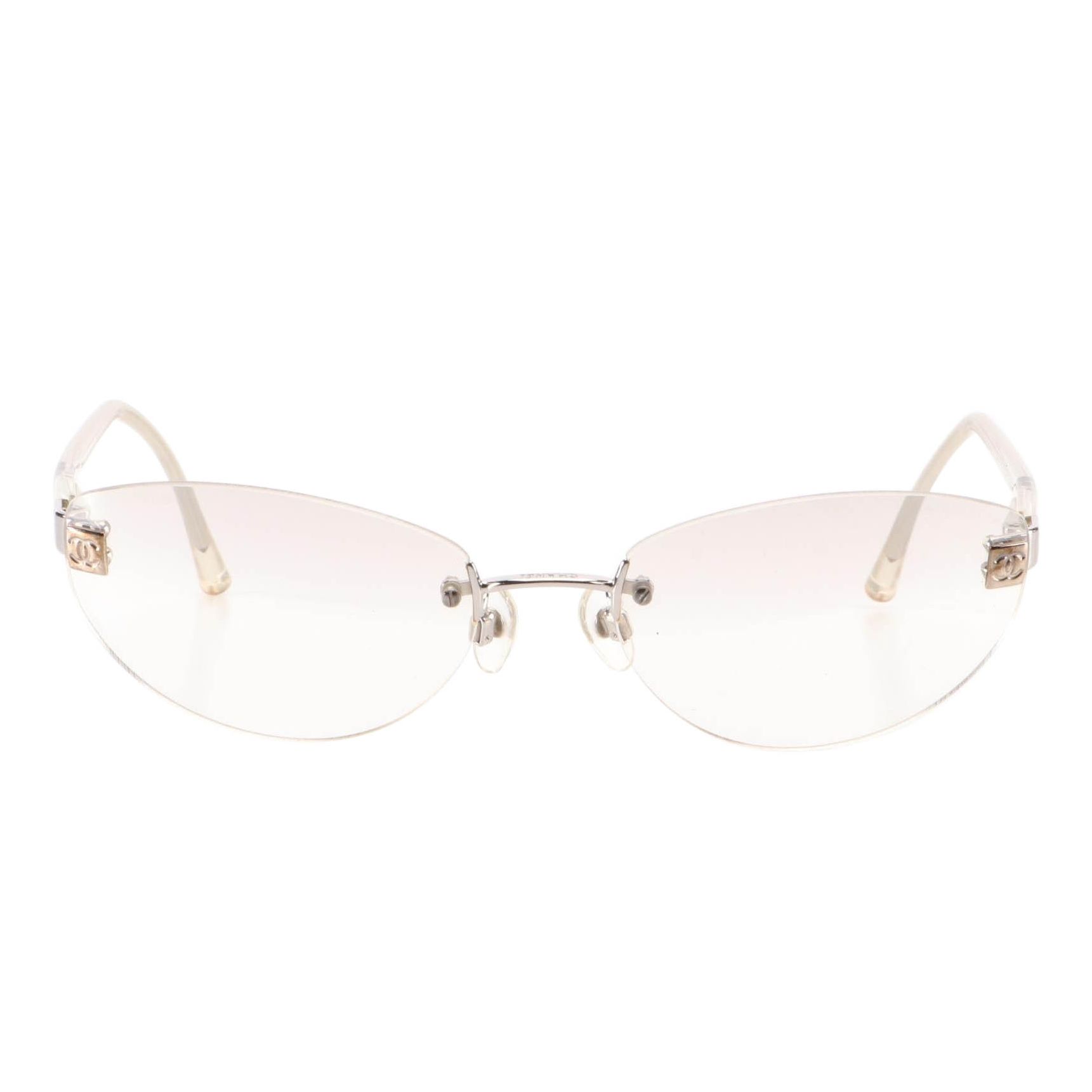 Chanel 4069 Rimless Sunglasses with Box and Case