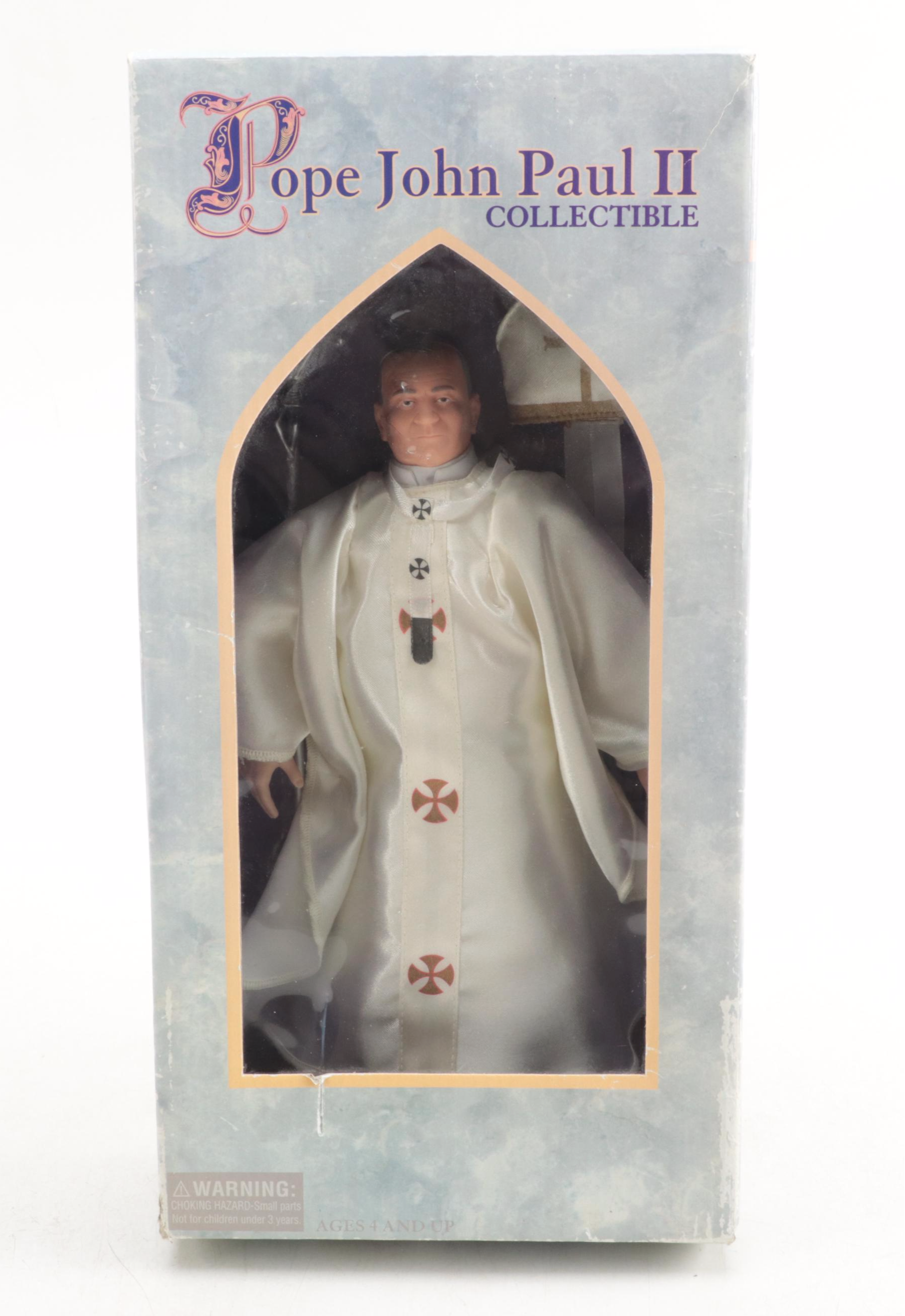 Pope John Paul II Collectible Doll with "A History of the Archdiocese" and More