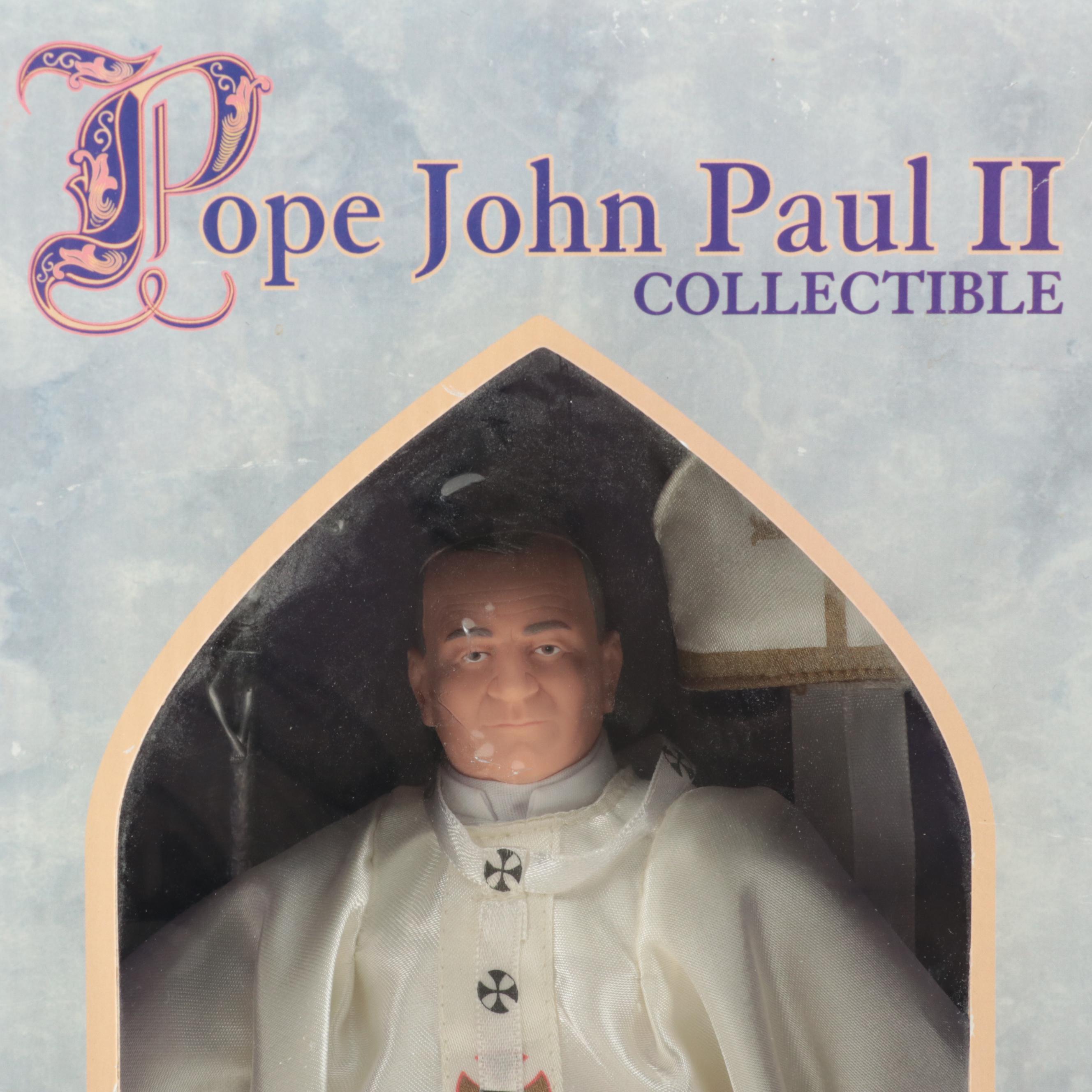 Pope John Paul II Collectible Doll with "A History of the Archdiocese" and More
