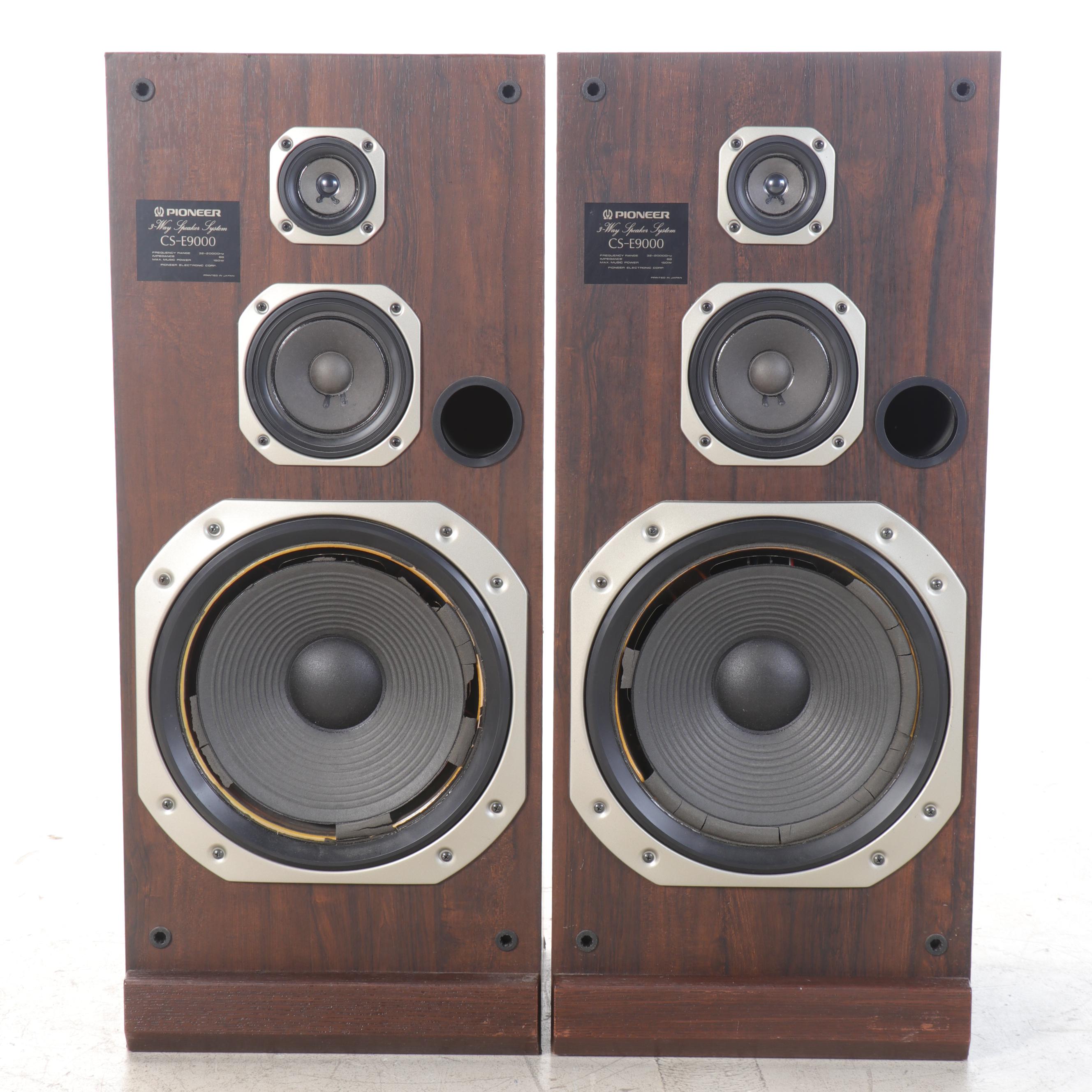 Pioneer Three-Way Speaker System Loudspeakers