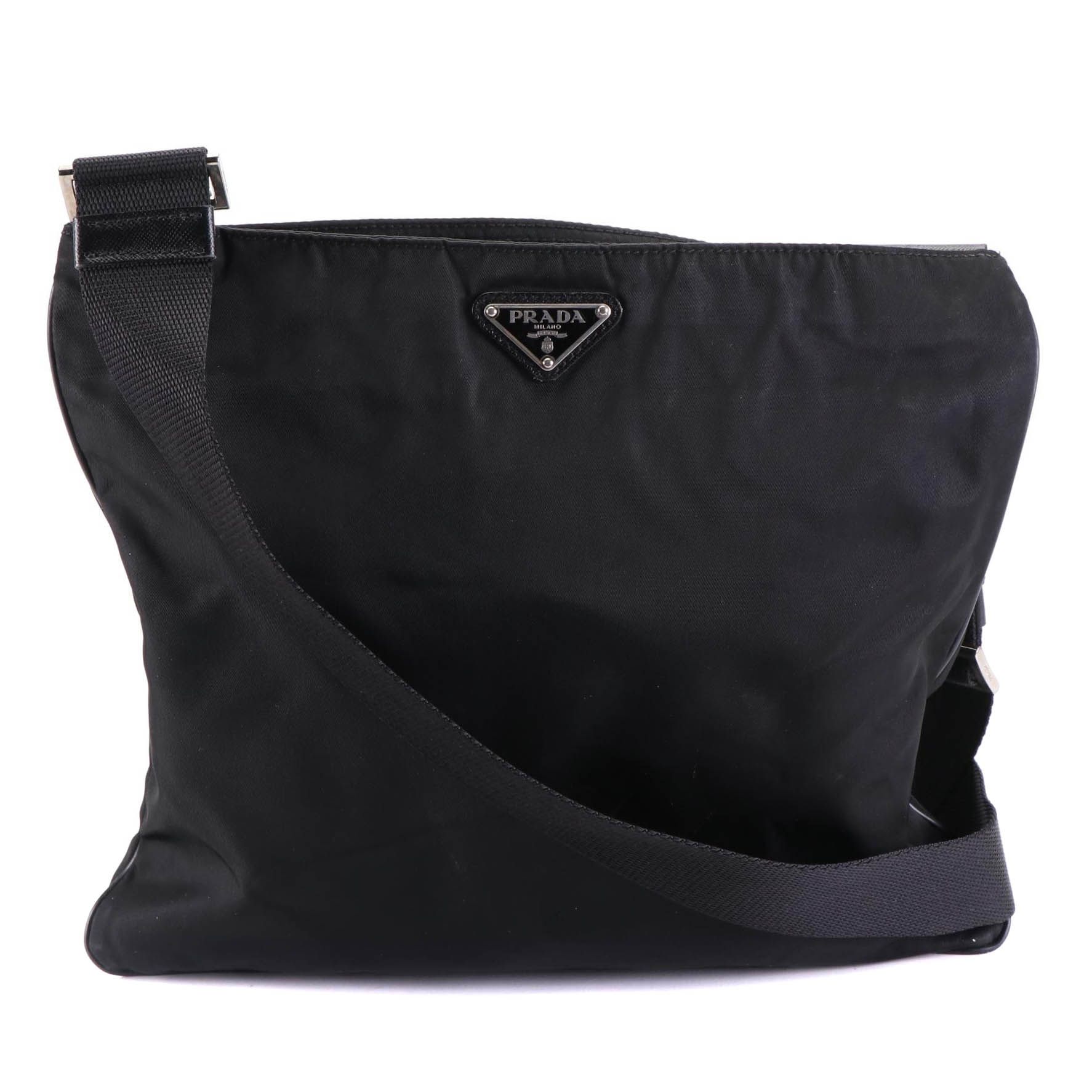 Prada Tessuto Nylon Shoulder Bag