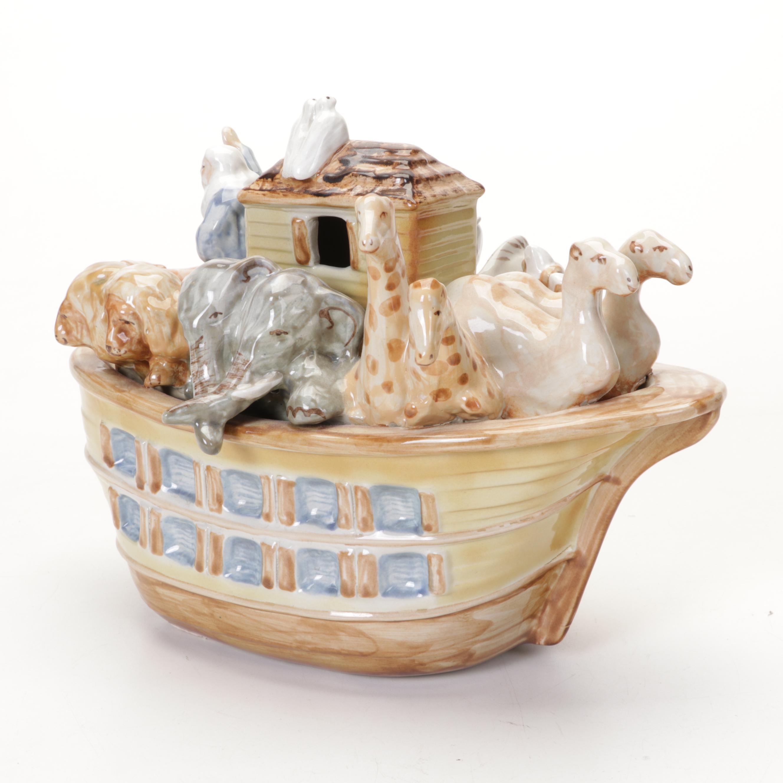 Louisville Stoneware "Noah's Ark" Art Pottery Figurine