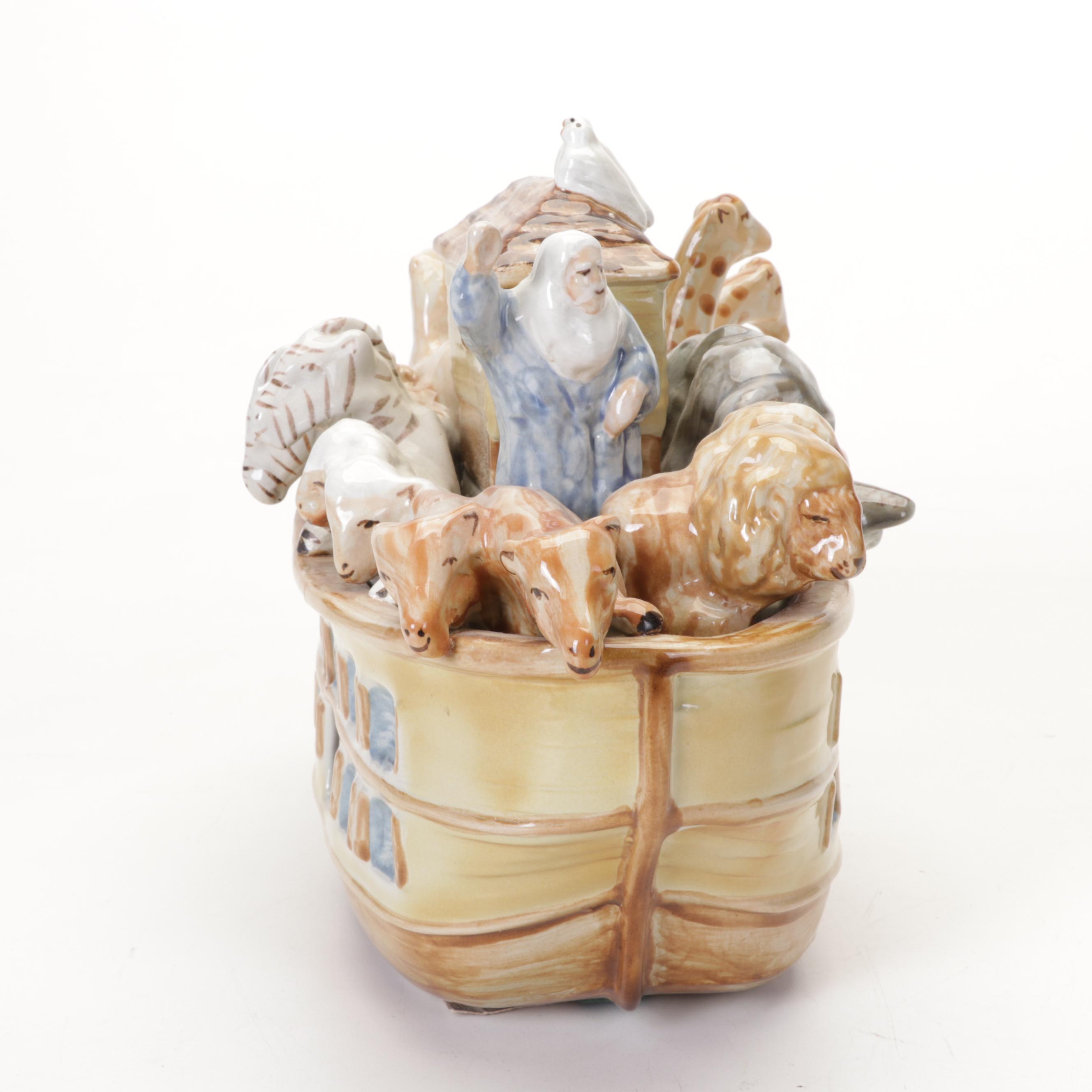 Louisville Stoneware "Noah's Ark" Art Pottery Figurine