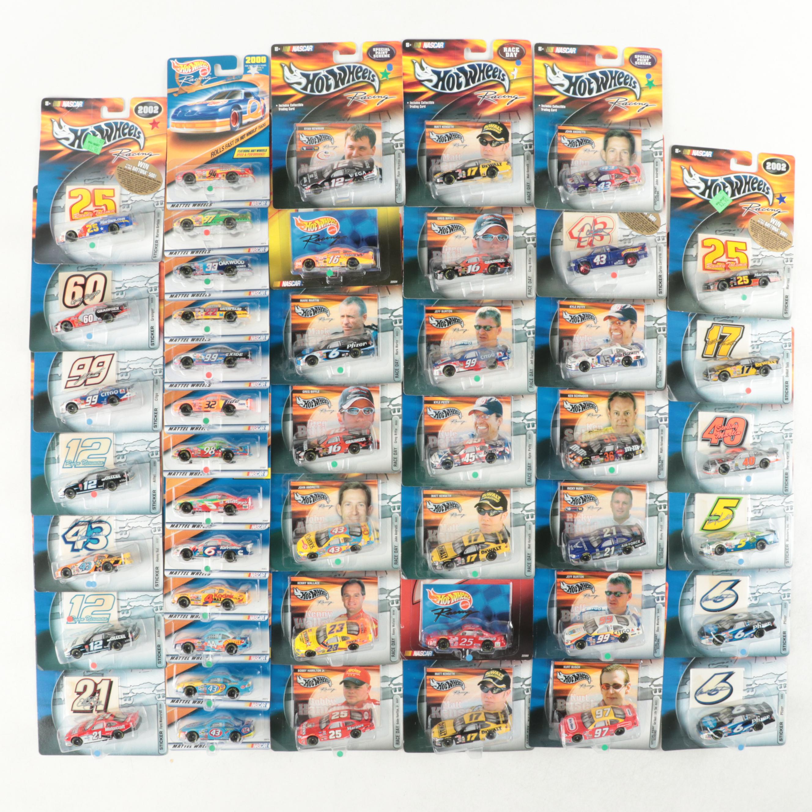 Hot Wheels NASCAR Diecast Stock Cars with Signed Carlos Contreras, More
