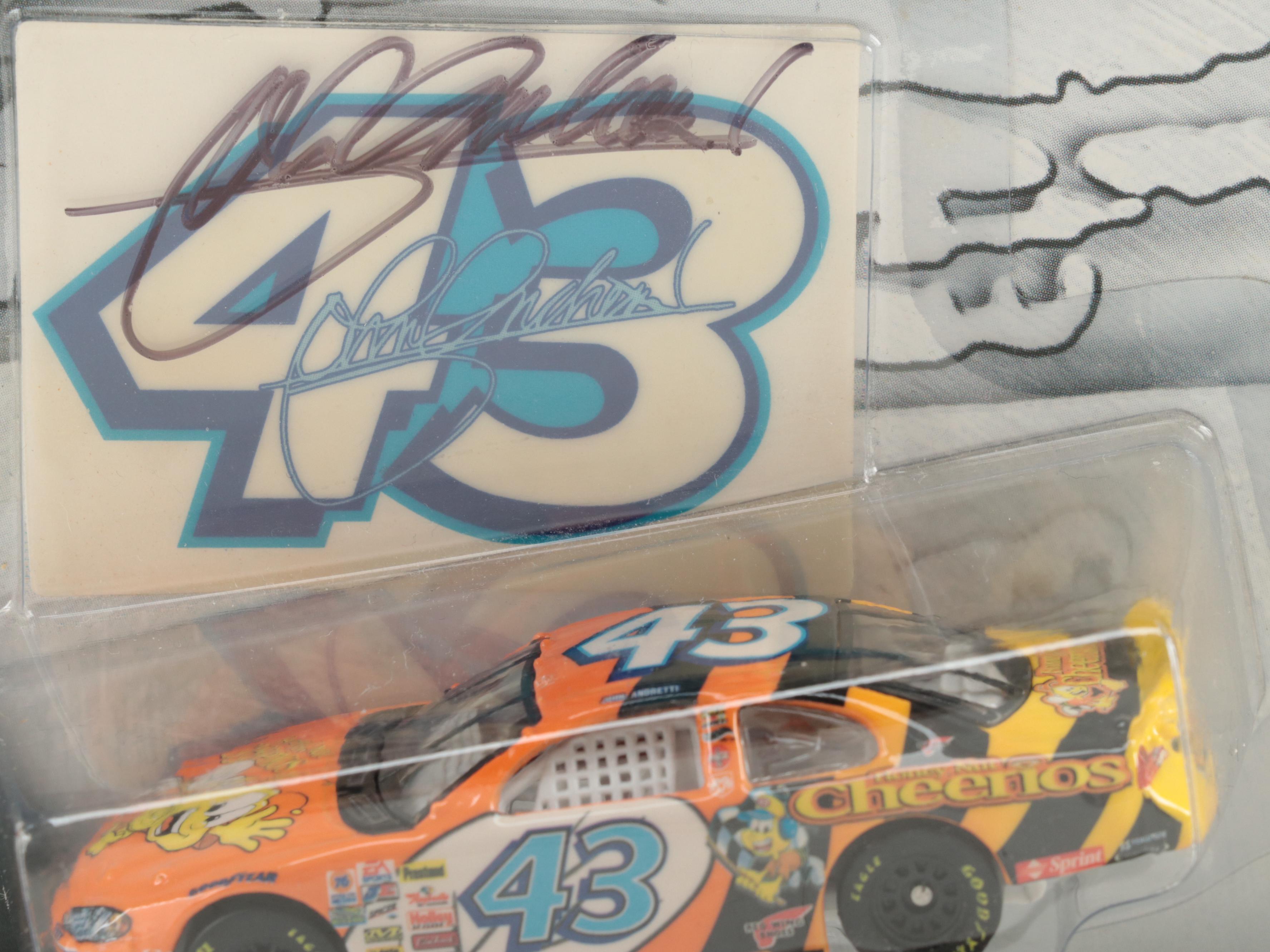 Hot Wheels NASCAR Diecast Stock Cars with Signed Carlos Contreras, More