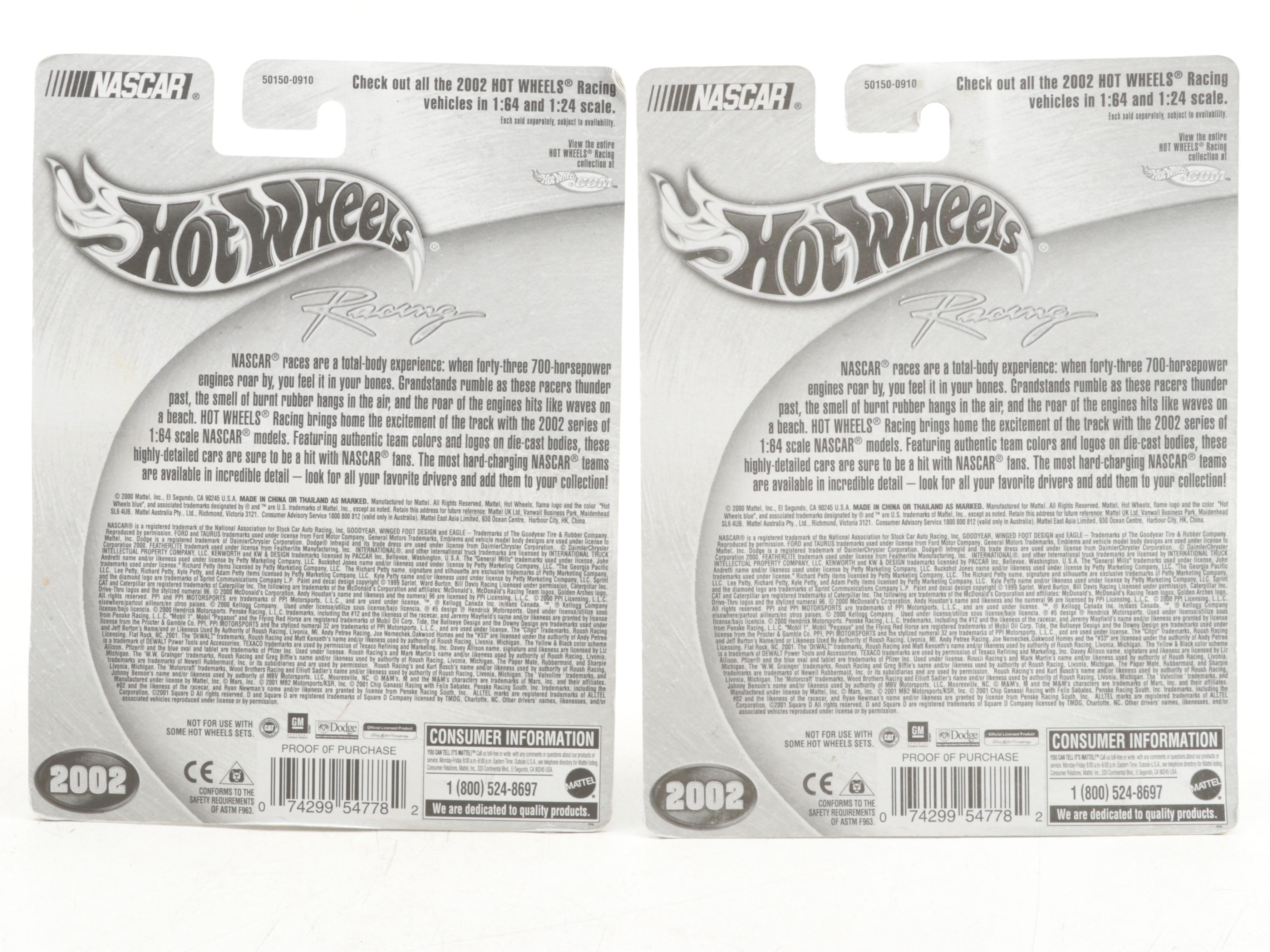 Hot Wheels NASCAR Diecast Stock Cars with Signed Carlos Contreras, More