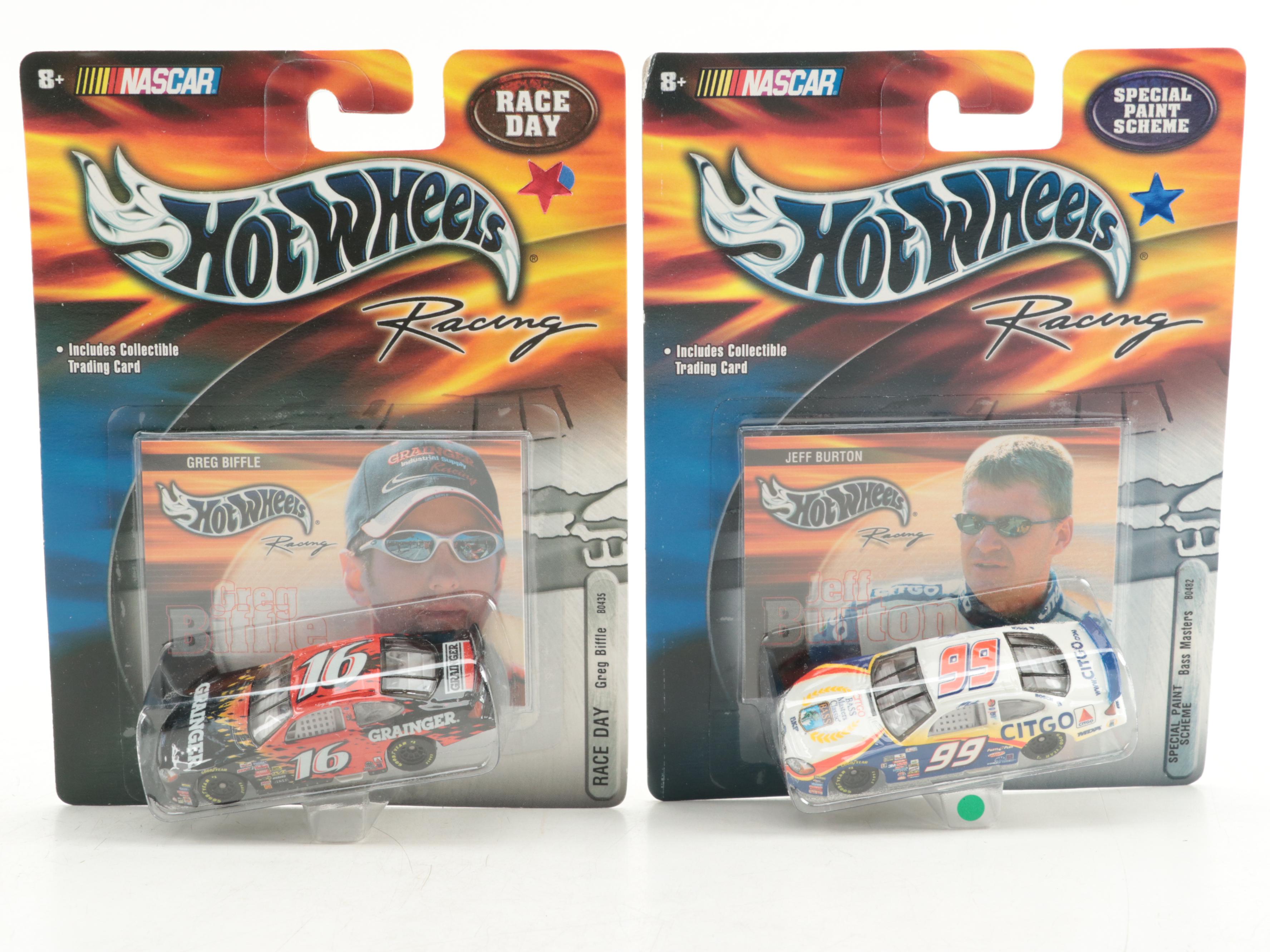 Hot Wheels NASCAR Diecast Stock Cars with Signed Carlos Contreras, More