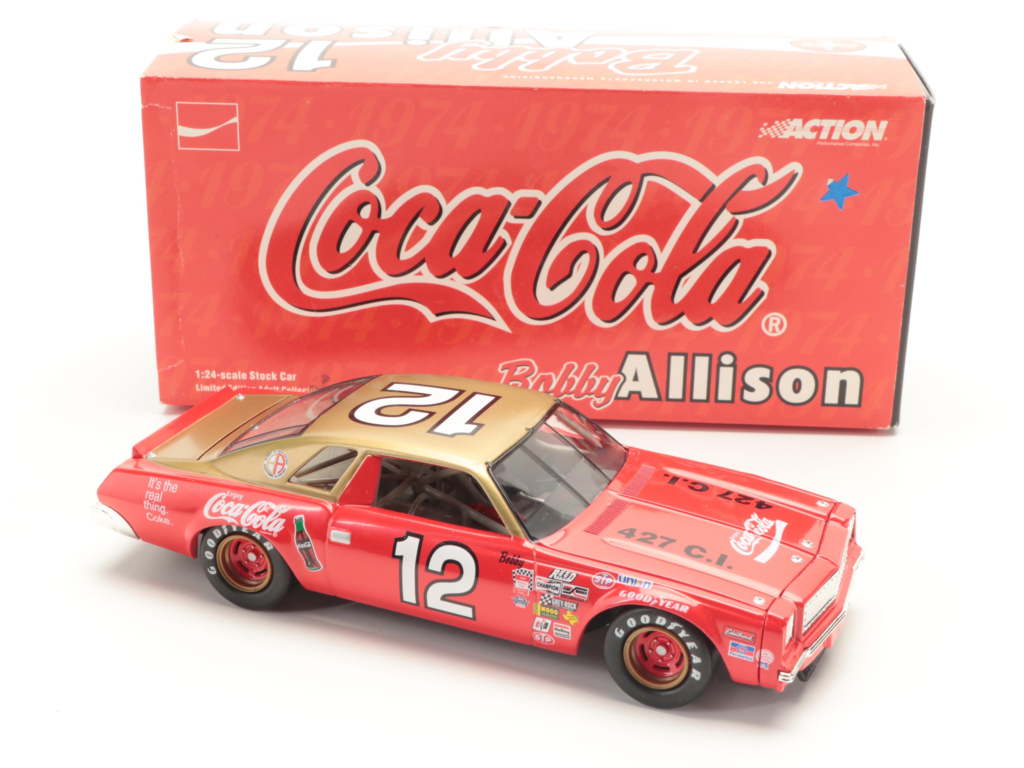 Action Bobby Allison with Lionel Racing and Other Cars