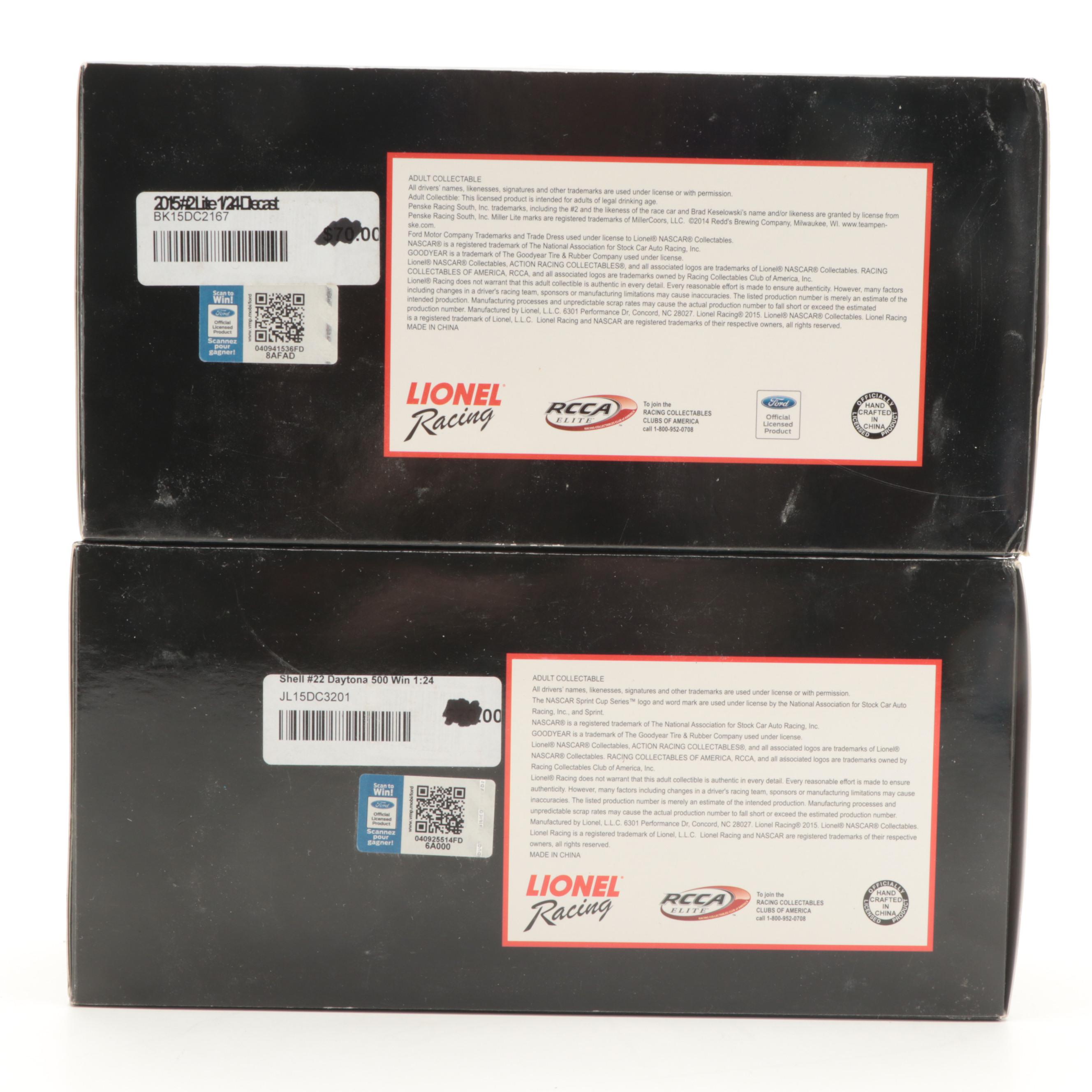 Action Bobby Allison with Lionel Racing and Other Cars