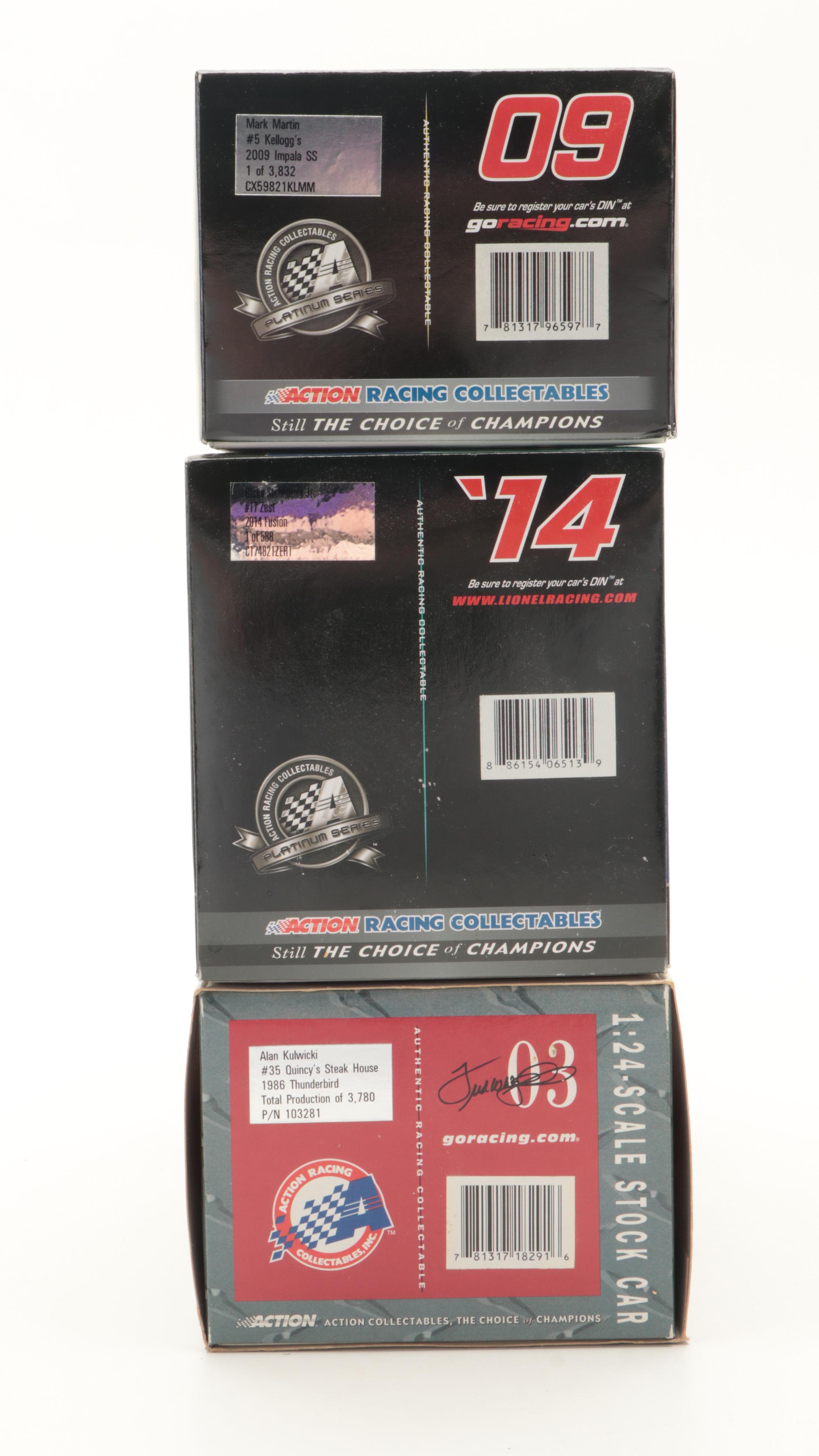 Action Bobby Allison with Lionel Racing and Other Cars