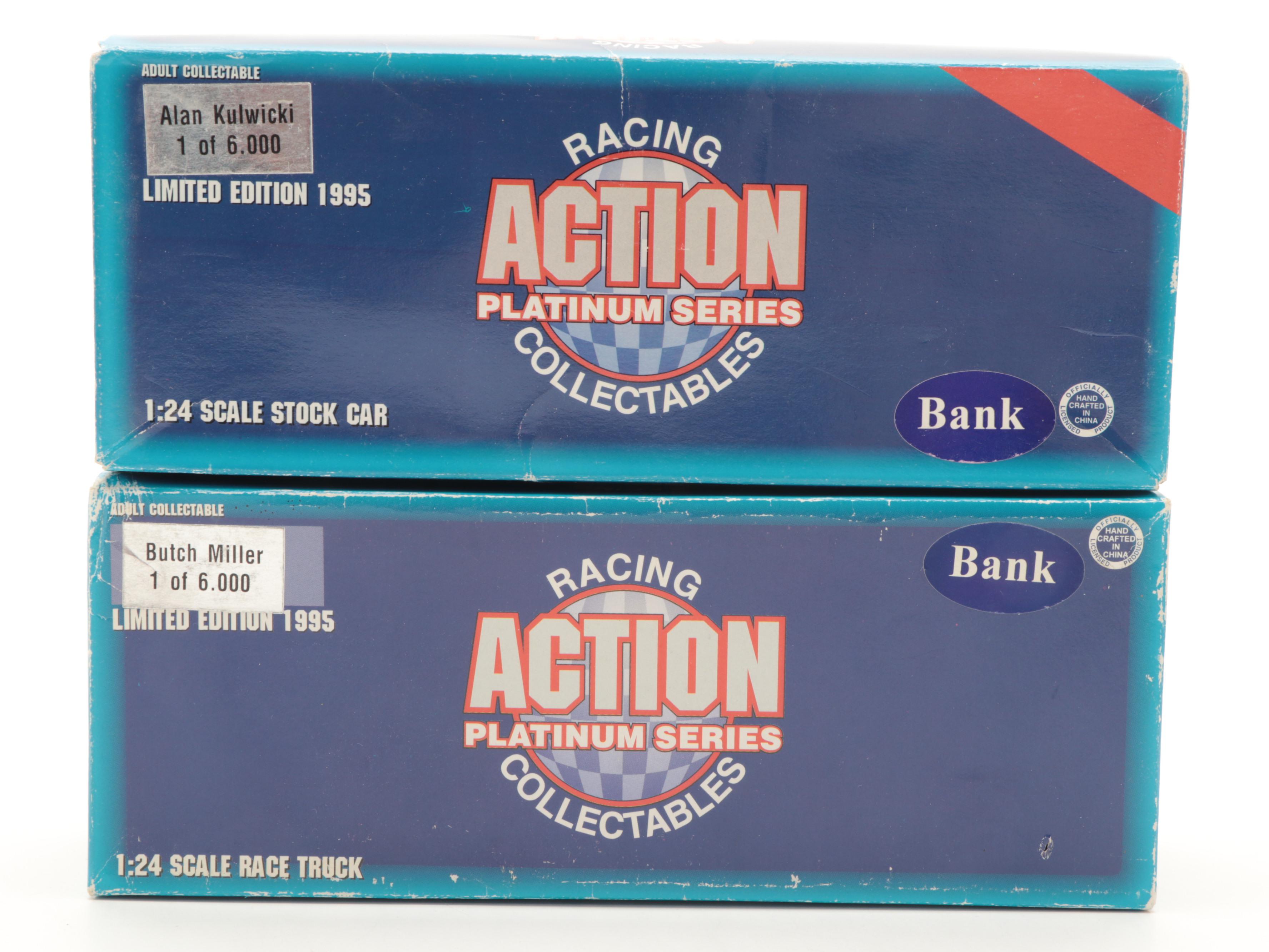 Action Bobby Allison with Lionel Racing and Other Cars