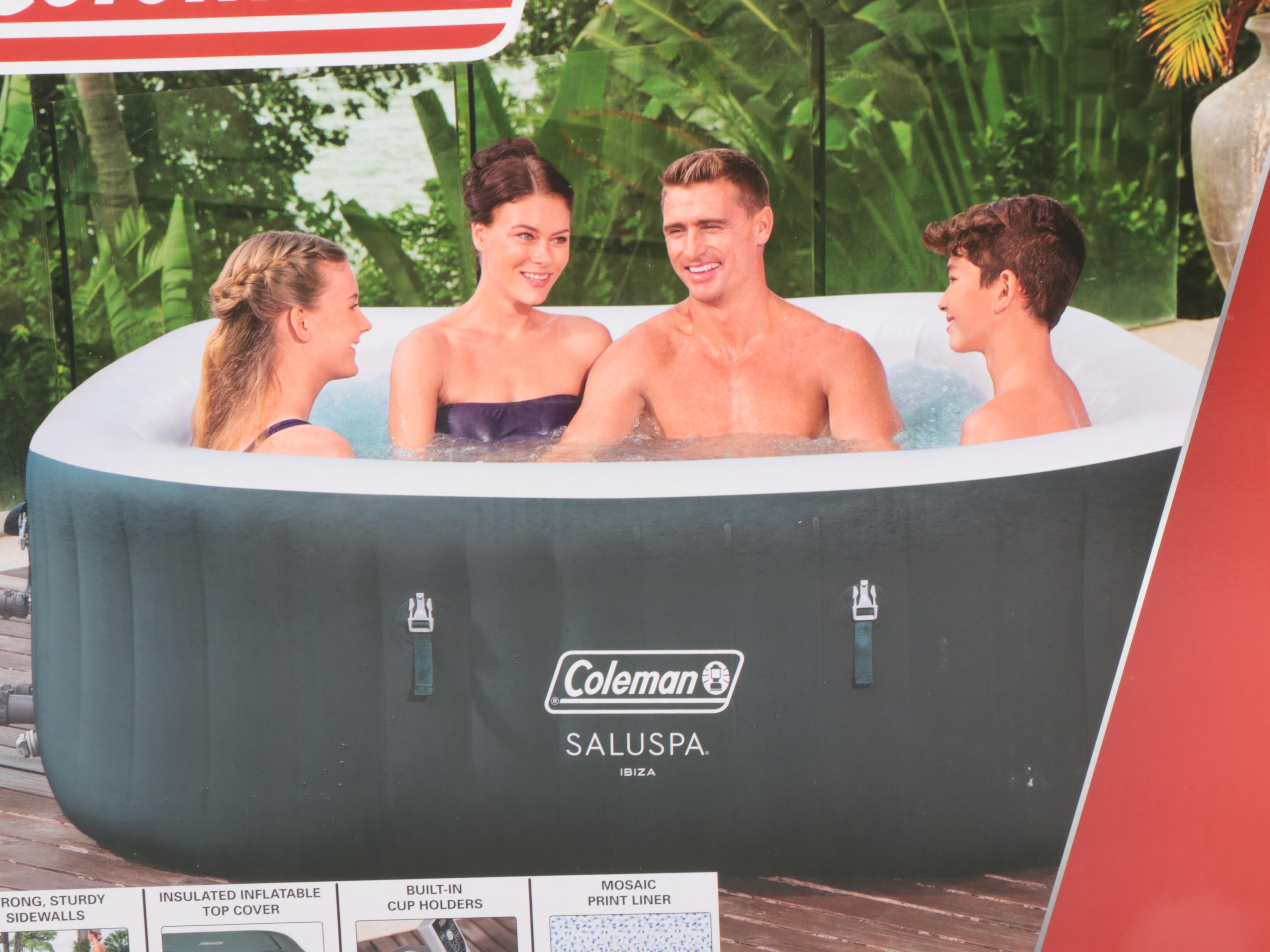 Coleman SaluSpa Ibiza AirJet Inflatable Hot Tub Spa