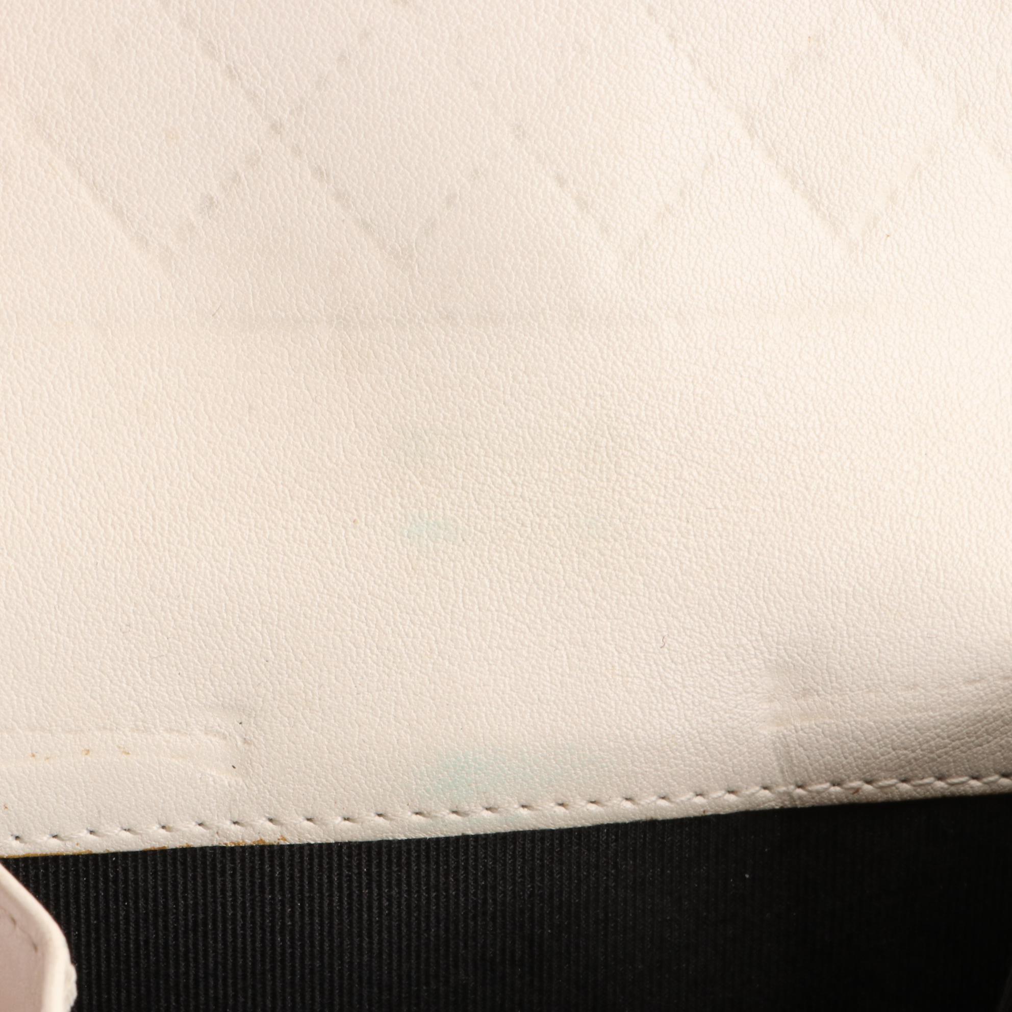 Chanel Quilted Embossed Leather Compact Wallet with Box